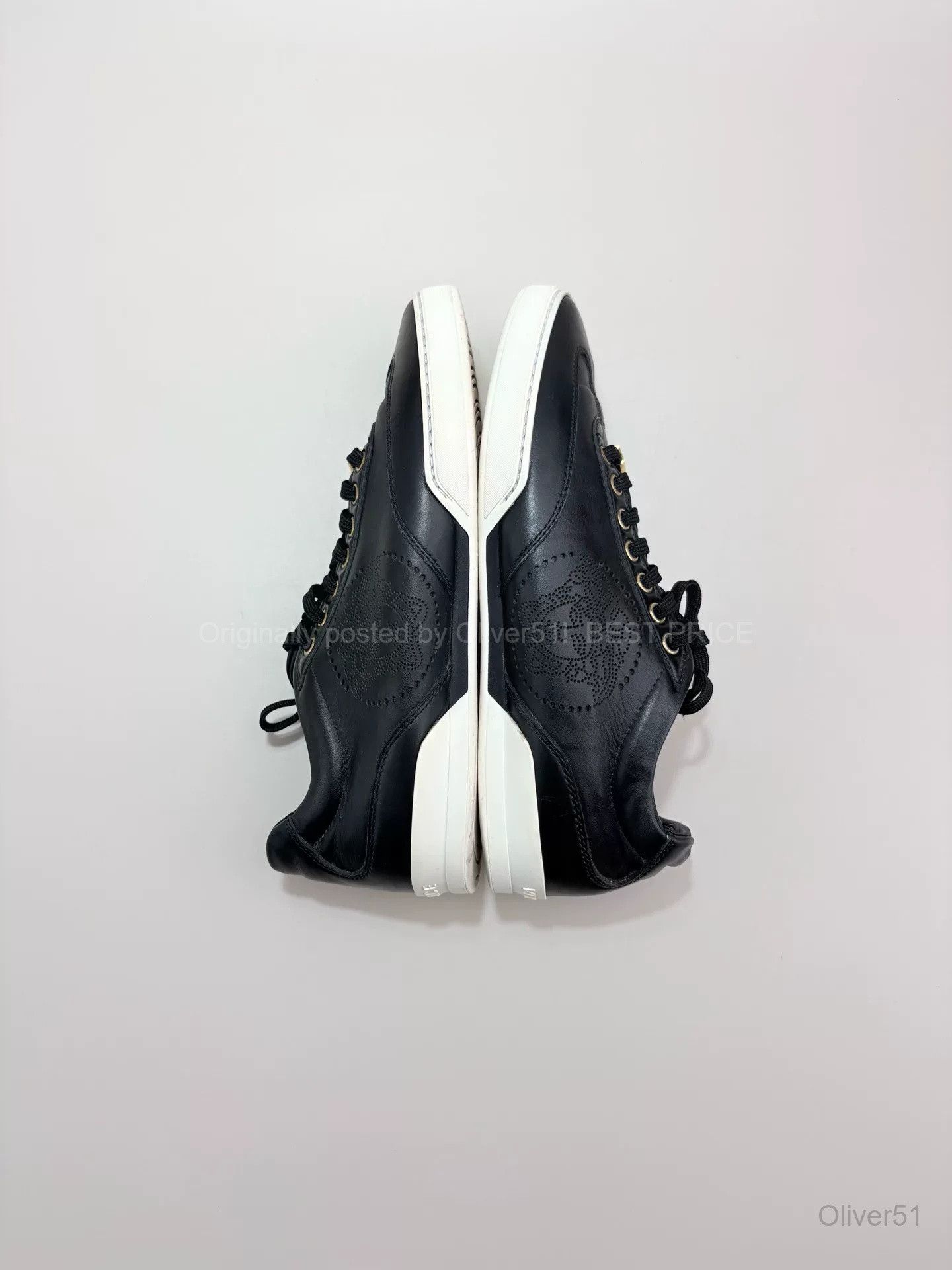 Versace Versace Medusa Black Skate Sneakers Luxury BFAJBCD357 Size US 8.5 / IT 38.5 - 4 Thumbnail