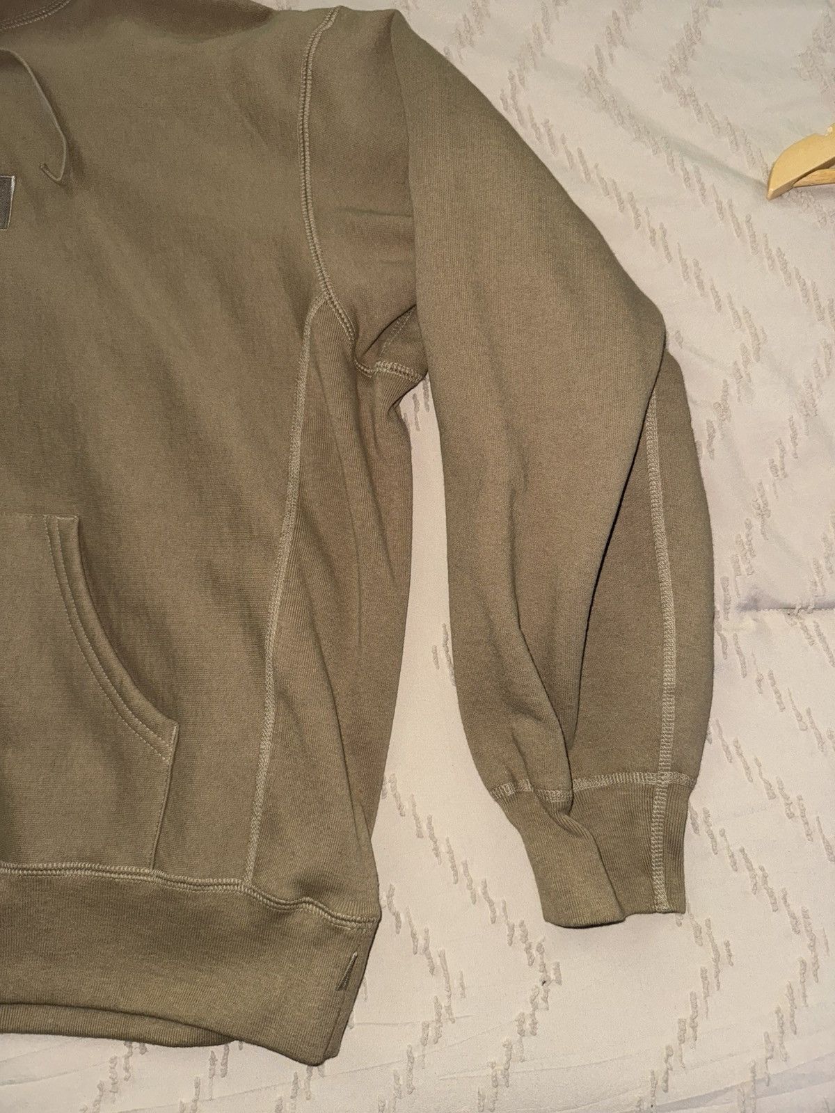 Supreme Box Logo Hooded DARK SAND Sweatshirt (FW23)