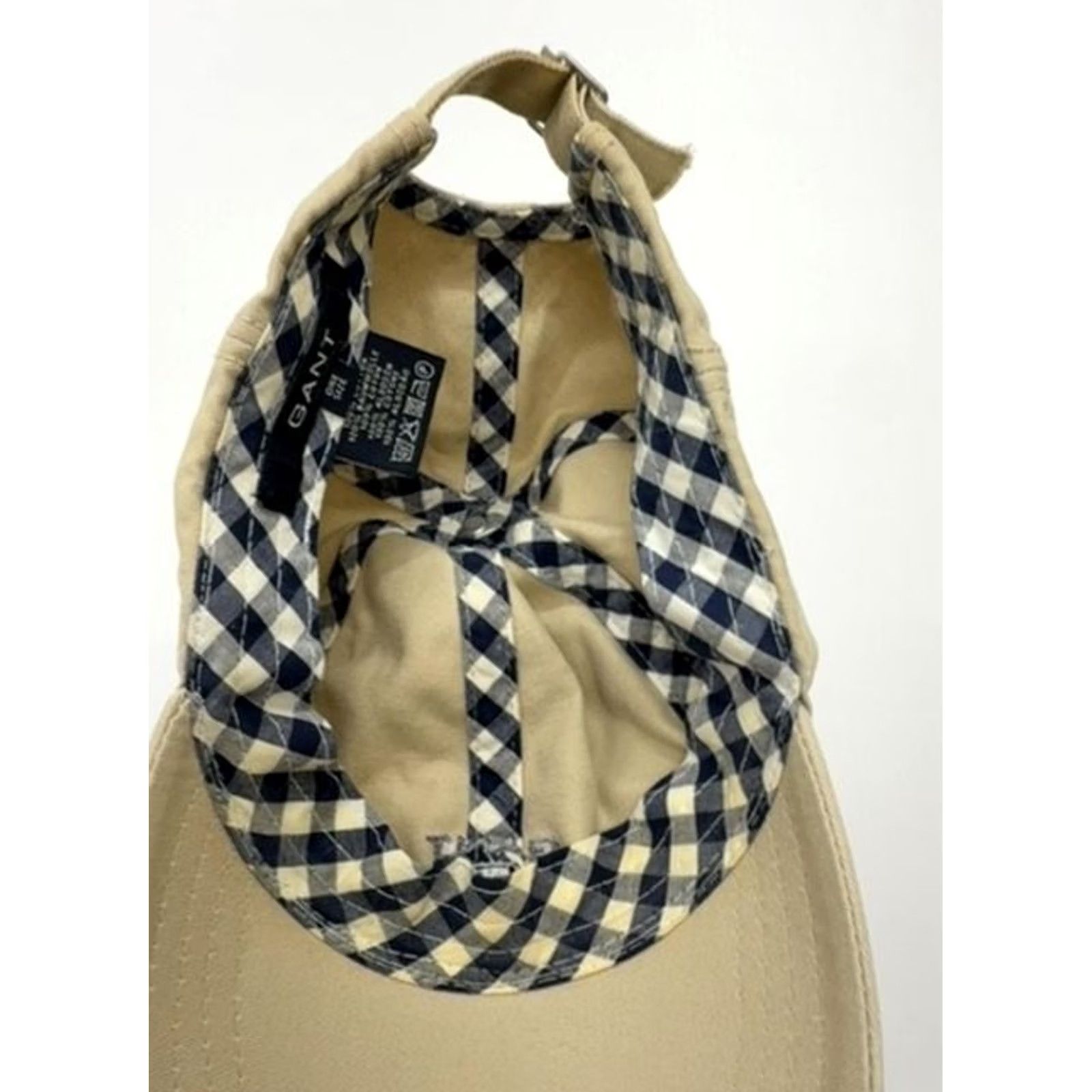 Gant GANT Men Beige Baseball Cap Stru 100% Cotton Size One Adjustable Strapback Size ONE SIZE - 6 Thumbnail