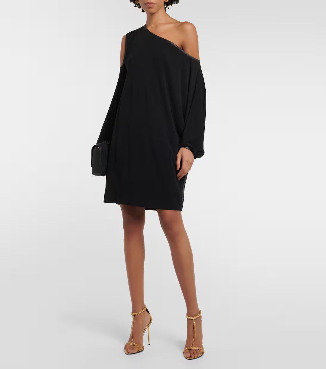 Tom Ford o1loc1c0724 Short Dress in Black Size XS / US 0-2 / IT 36-38 - 2 Thumbnail