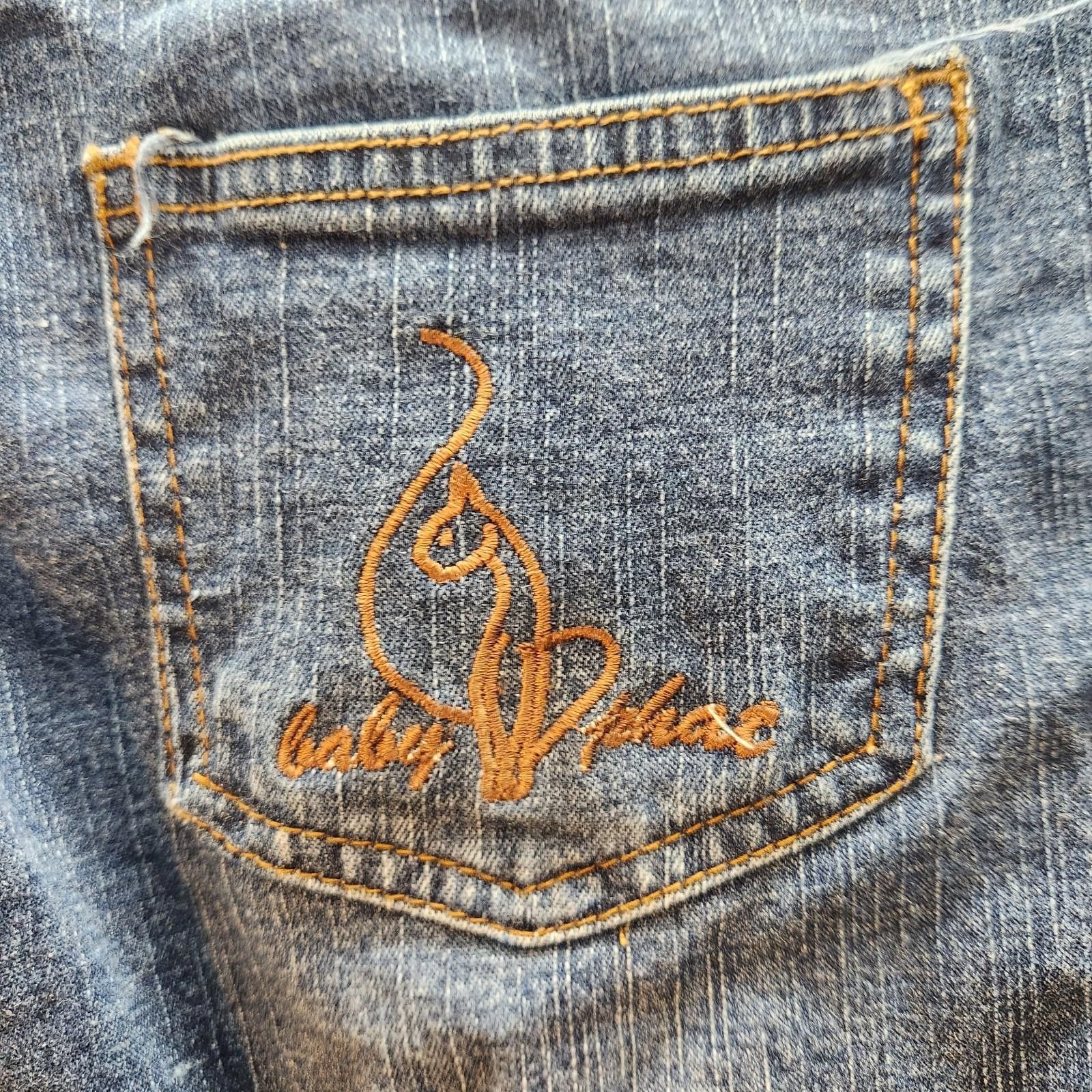 Designer Vintage Baby Phat Women's Jeans Blue Size 9/10 Size 30" / US 8 / IT 44 - 8 Thumbnail