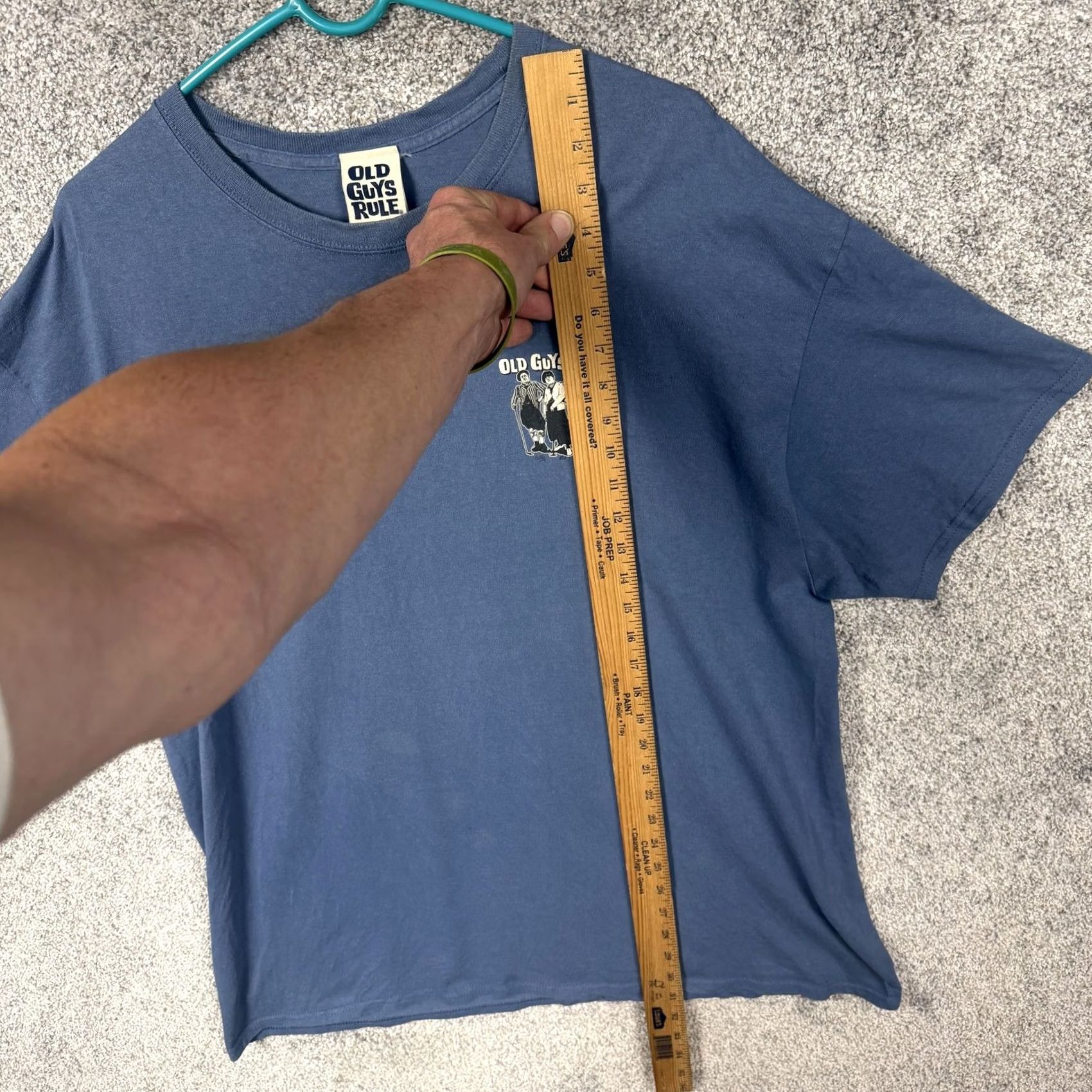 Vintage VINTAGE Old Guys Rule Shirt XL Blue 3Stooges Boomer Humor Nostalgic Golf Short Sleeve Crew Neck Mens Funny T-Shirt Size US XL / EU 56 / 4 - 4 Thumbnail