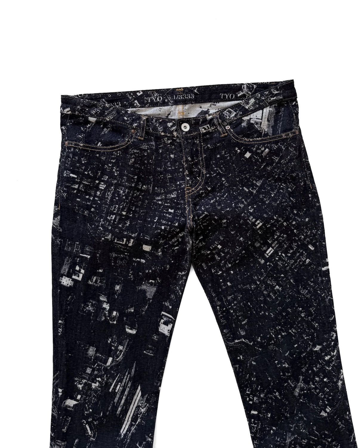Issey Miyake ISSEY MIYAKE LOW RISE JEANS CITYSCAPE Size US 36 / EU 52 - 7 Thumbnail