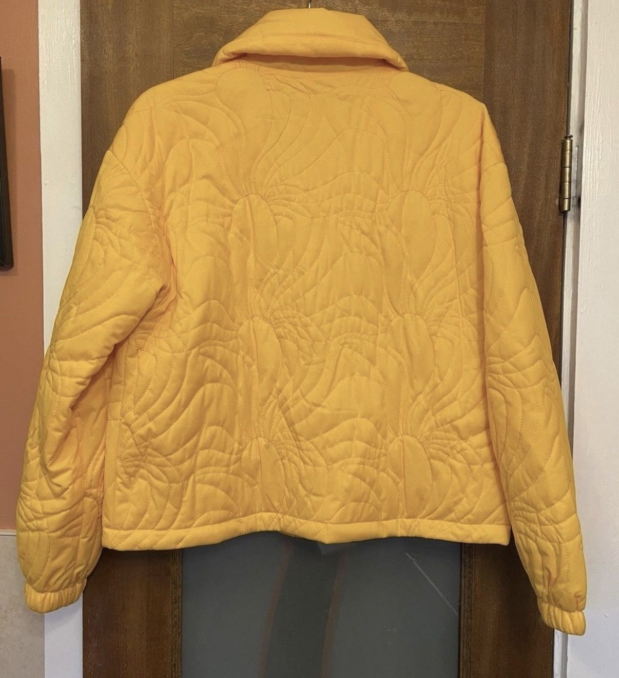 Urban Outfitters Urban Outfitters Yellow Fun Puffer Quilted Jacket NWT-SMALL Size S / US 4 / IT 40 - 10 Thumbnail