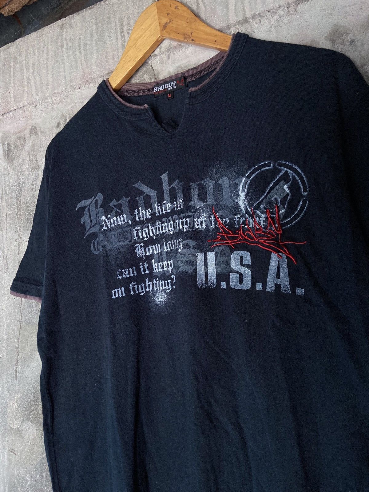 Beauty Beast × Hysteric Glamour × Japanese Brand BAD BOY NOW , THE LIFE IS FIGHTING TEE SHIRT Size US M / EU 48-50 / 2 - 3 Thumbnail