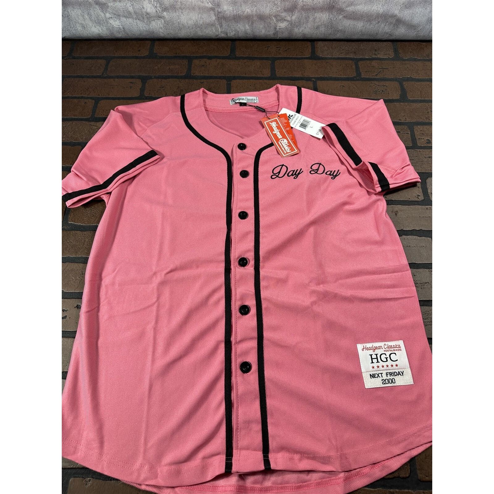 Other PINKY'S Day Day Pink Baseball Jersey ~Never Worn~ M L XL XXL Size US XL / EU 56 / 4 - 7 Thumbnail