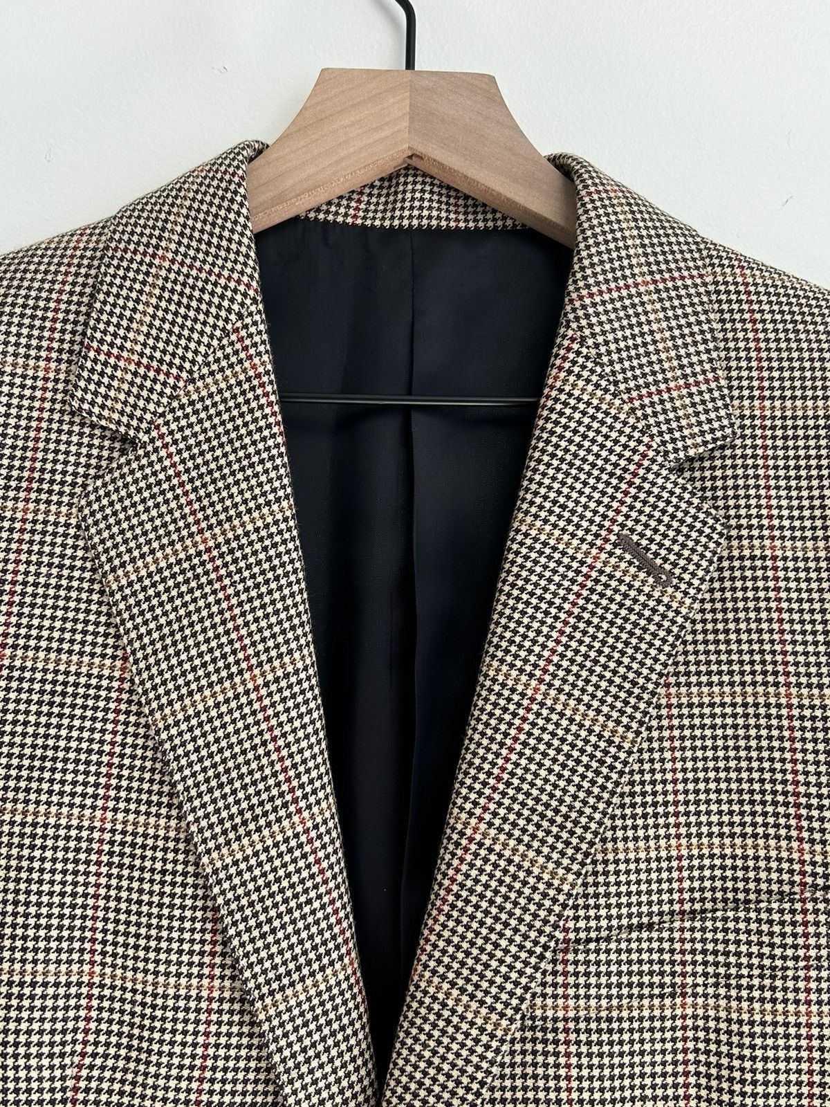 Celine SS20 MSRP: $3K Tournoun Prince of Wales Houndstooth Blazer Size 50R - 3 Thumbnail