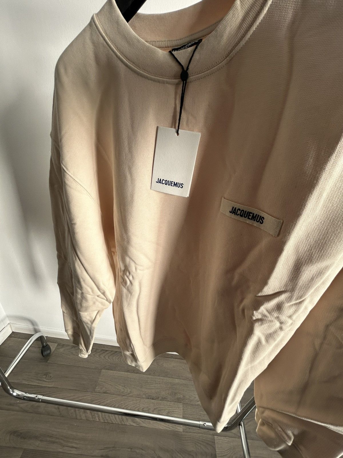 Jacquemus Jacquemus Gros Grain Hoodie in beige Size US XL / EU 56 / 4 - 3 Thumbnail