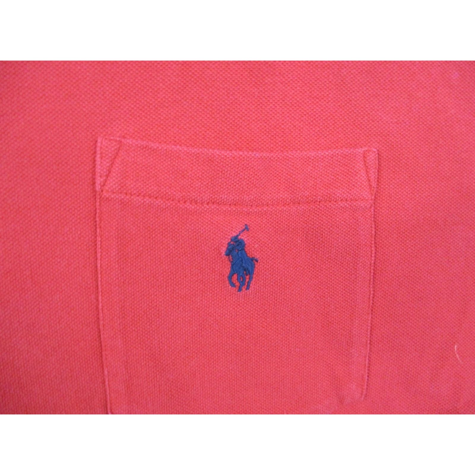 Polo Ralph Lauren Polo Ralph Lauren Shirt 2XLT Men Red Short Sleeve Pony Logo Pocket Size US XXL / EU 58 / 5 - 2 Thumbnail