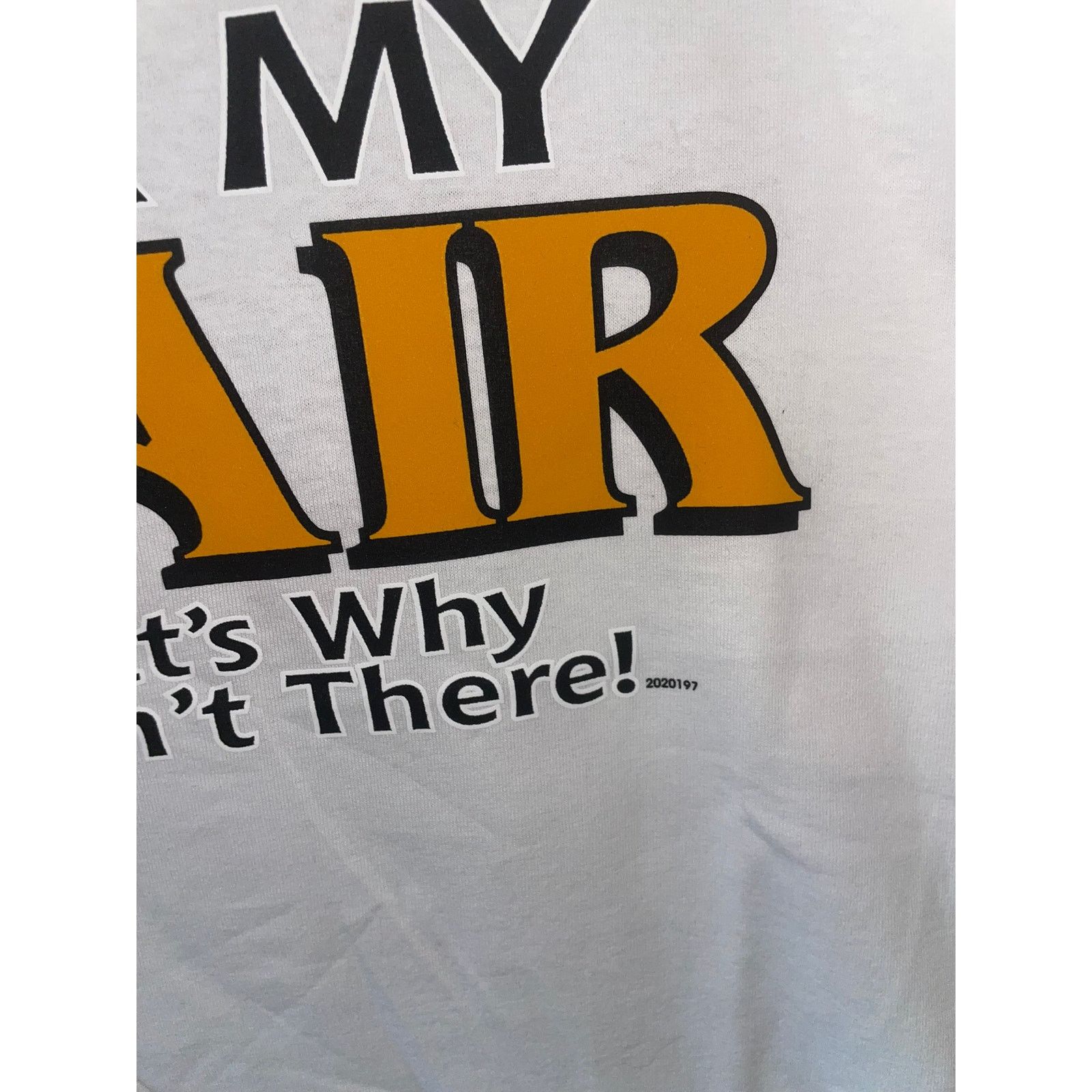 Gildan Y2K I'm Too Sexy For My Hair Bald Humor Joke Shirt Tee 2000s Size US M / EU 48-50 / 2 - 4 Thumbnail