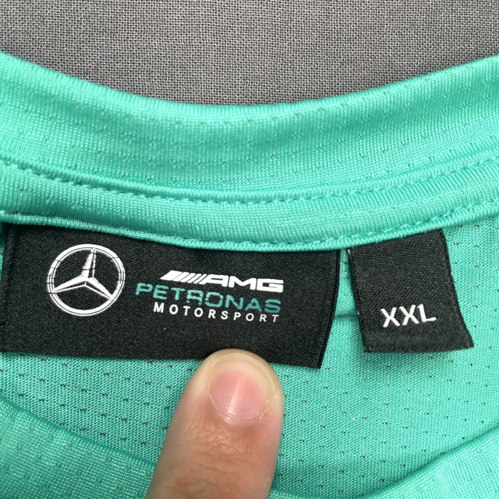 Vintage VINTAGE? No. Mercedes AMG Petronas Shirt Mens 2XL Green GP Winners 2018 F1 Branded London Shirt Mens 2XL Green GP Winners 2018 F1 Branded London Size US XXL / EU 58 / 5 - 3 Thumbnail