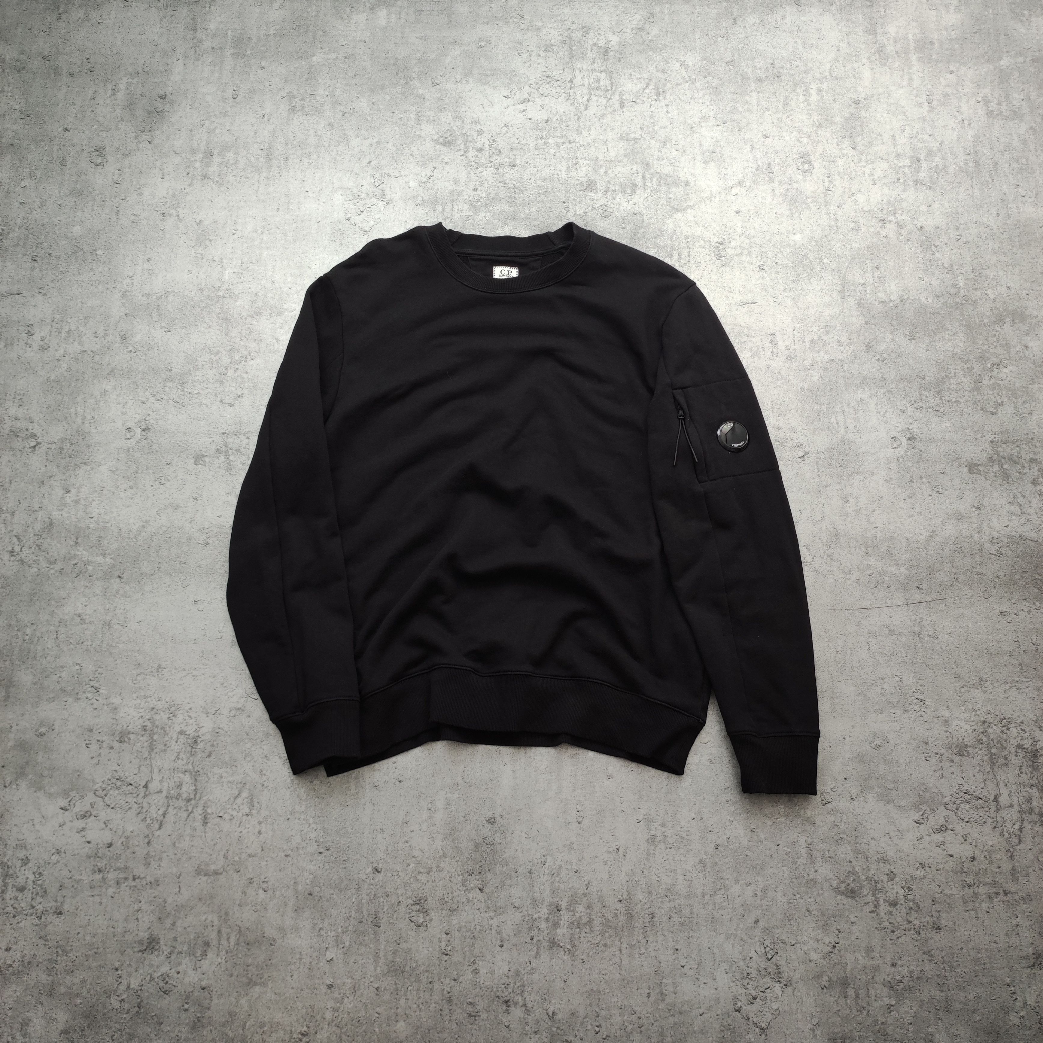 C.P. Company × Massimo Osti × Stone Island C.P Company CP Company Classic Black Sleeve Pocket Crewneck Size US XXL / EU 58 / 5 - 1 Thumbnail