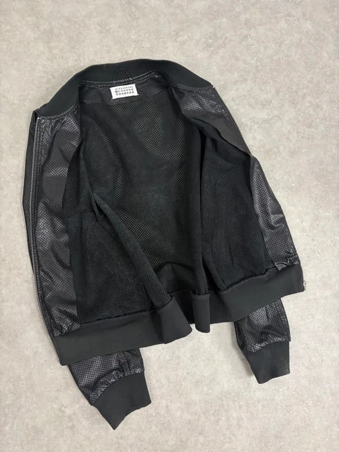 Maison Margiela SS2007 Maison Martin Margiela Black Perforated Leather Jacket Size US L / EU 52-54 / 3 - 7 Thumbnail