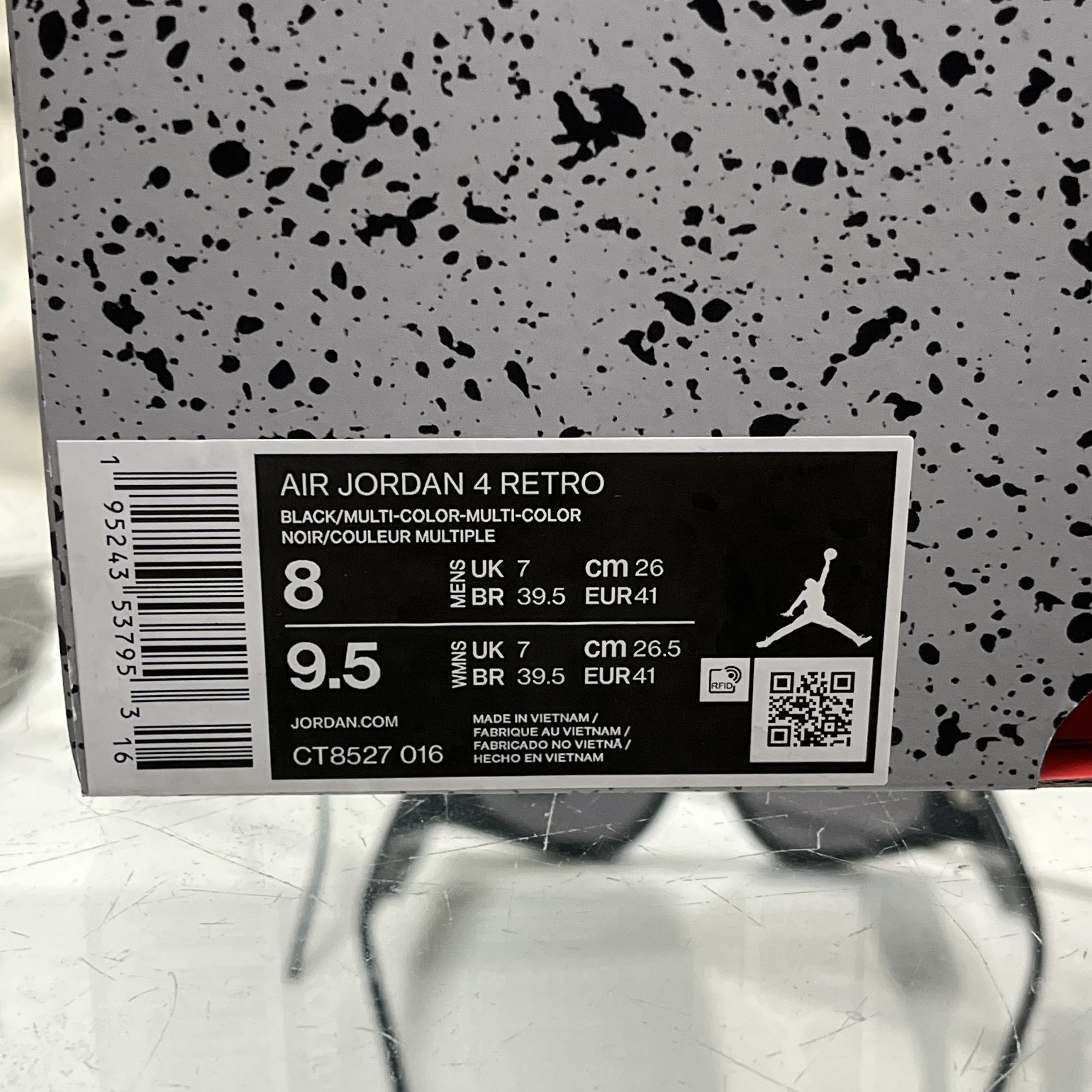 Nike Air Jordan 4 Retro Red Thunder Size US 8 / EU 41 - 7 Thumbnail