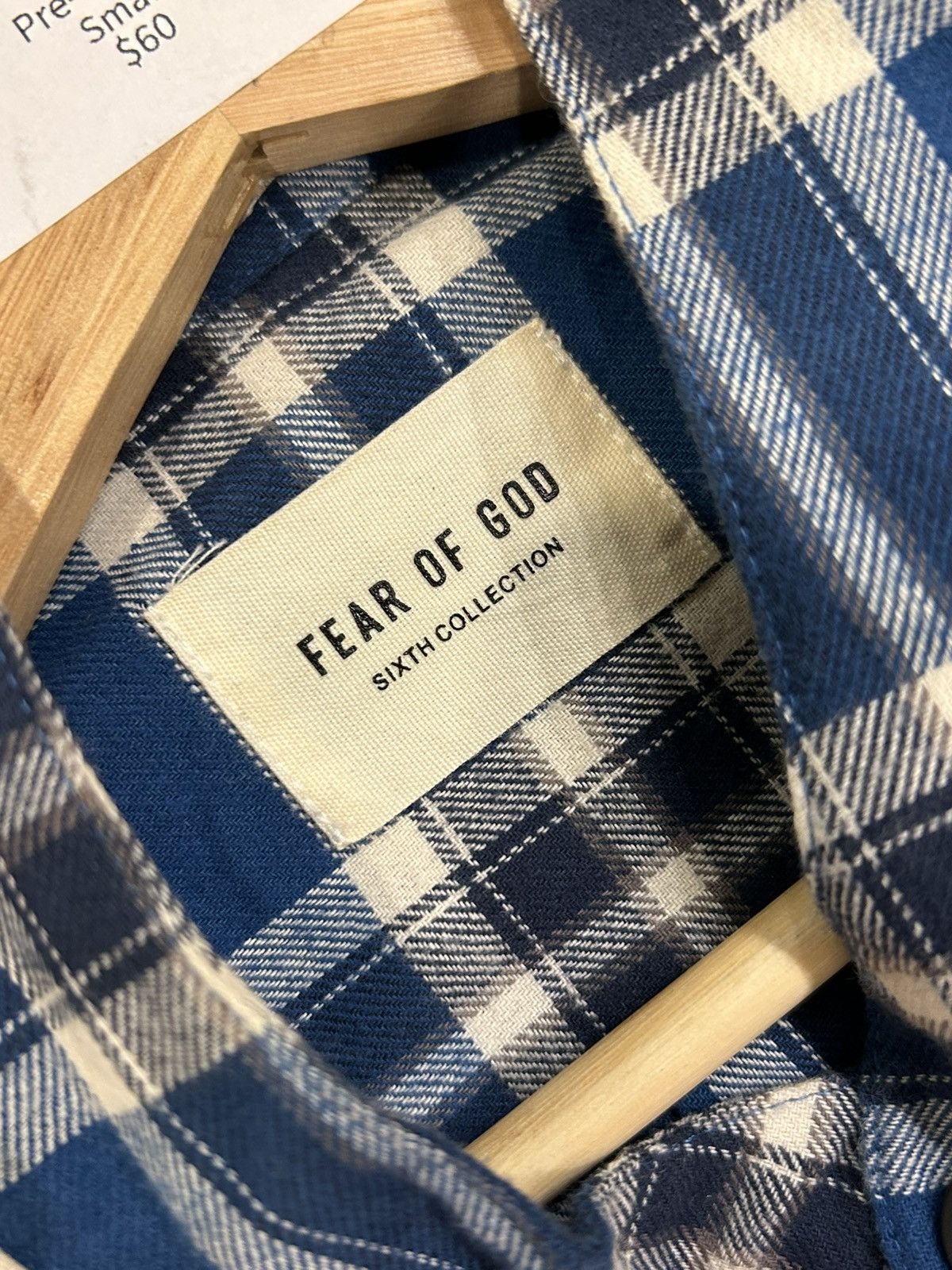 Fear of God Fear Of God Flannel Quarter Button Up Shirt Size US XL / EU 56 / 4 - 3 Thumbnail