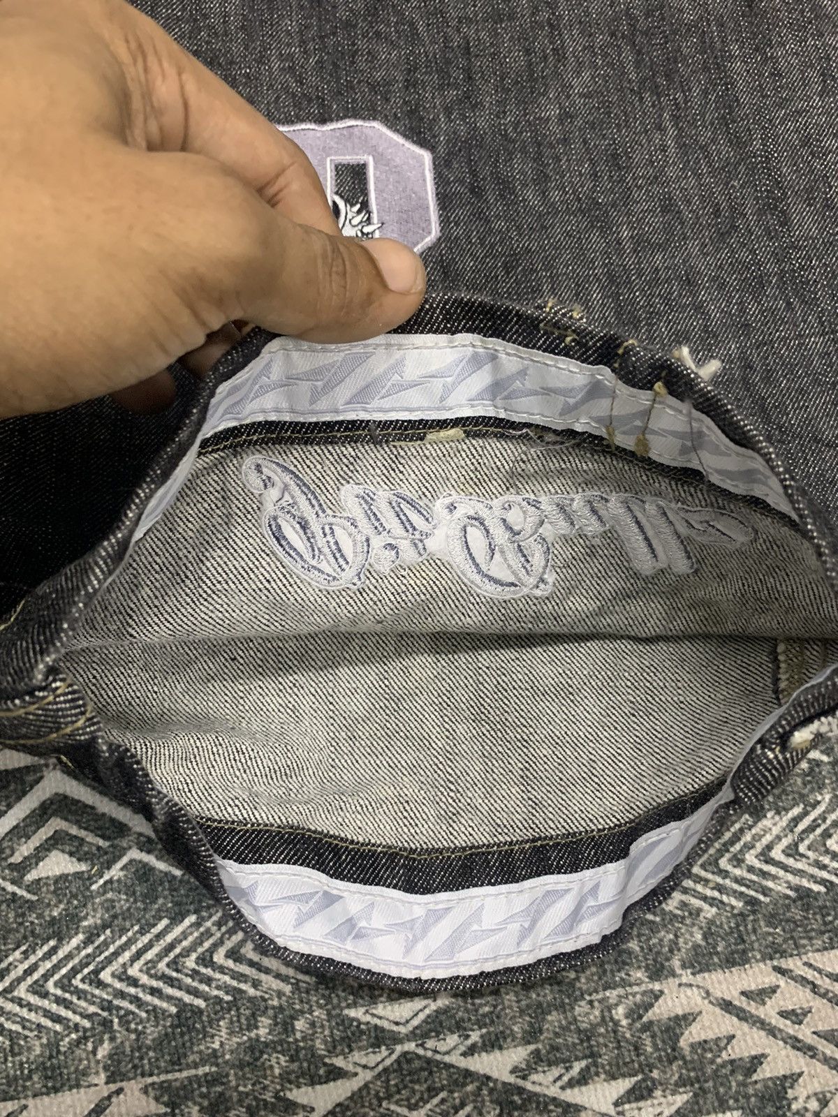 Other 🔥BAGGY🔥OG ASSASSYN JEANZ BAGGY EMBROIDERED PANT RARE DESIGN Size US 36 / EU 52 - 15 Thumbnail