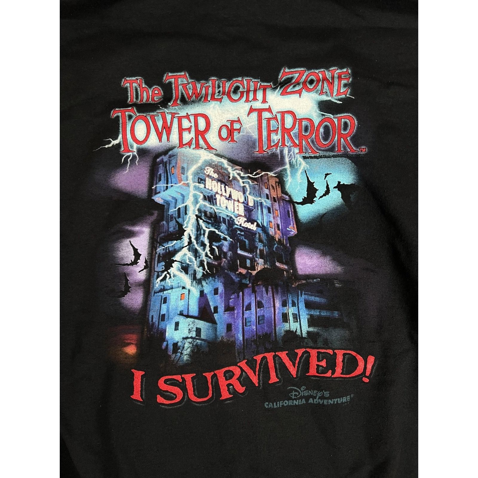 Disney Vintage Disney Twilight Zone Tower Of Terror Hoodie Mens XL Size US XL / EU 56 / 4 - 8 Thumbnail