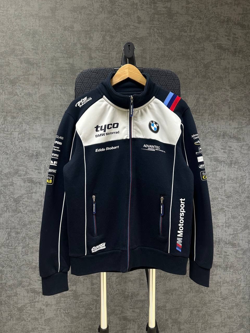 BMW × Vintage Vintage BMW Tuco Motorrad Racing Zip Hoodie Size US L / EU 52-54 / 3 - 1 Thumbnail