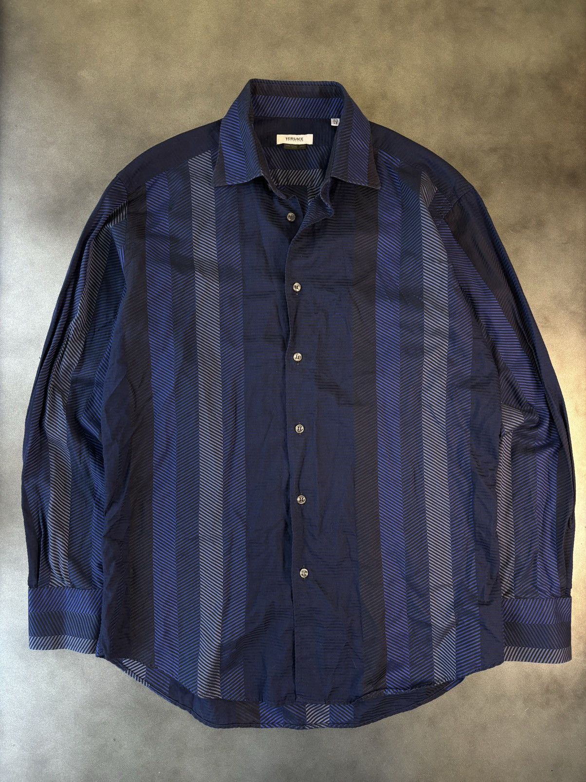 Designer × Versace × Vintage Versace Collection Dress Shirt Button Up Gianni Versace Size US M / EU 48-50 / 2 - 1 Thumbnail