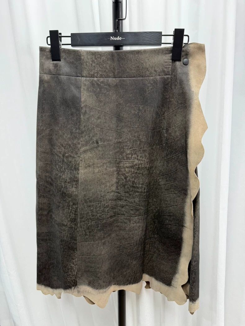 Issey Miyake Issey miyake size os An old lace skirt made of sheepskin s Size 26" / US 2 / IT 38 - 1 Thumbnail