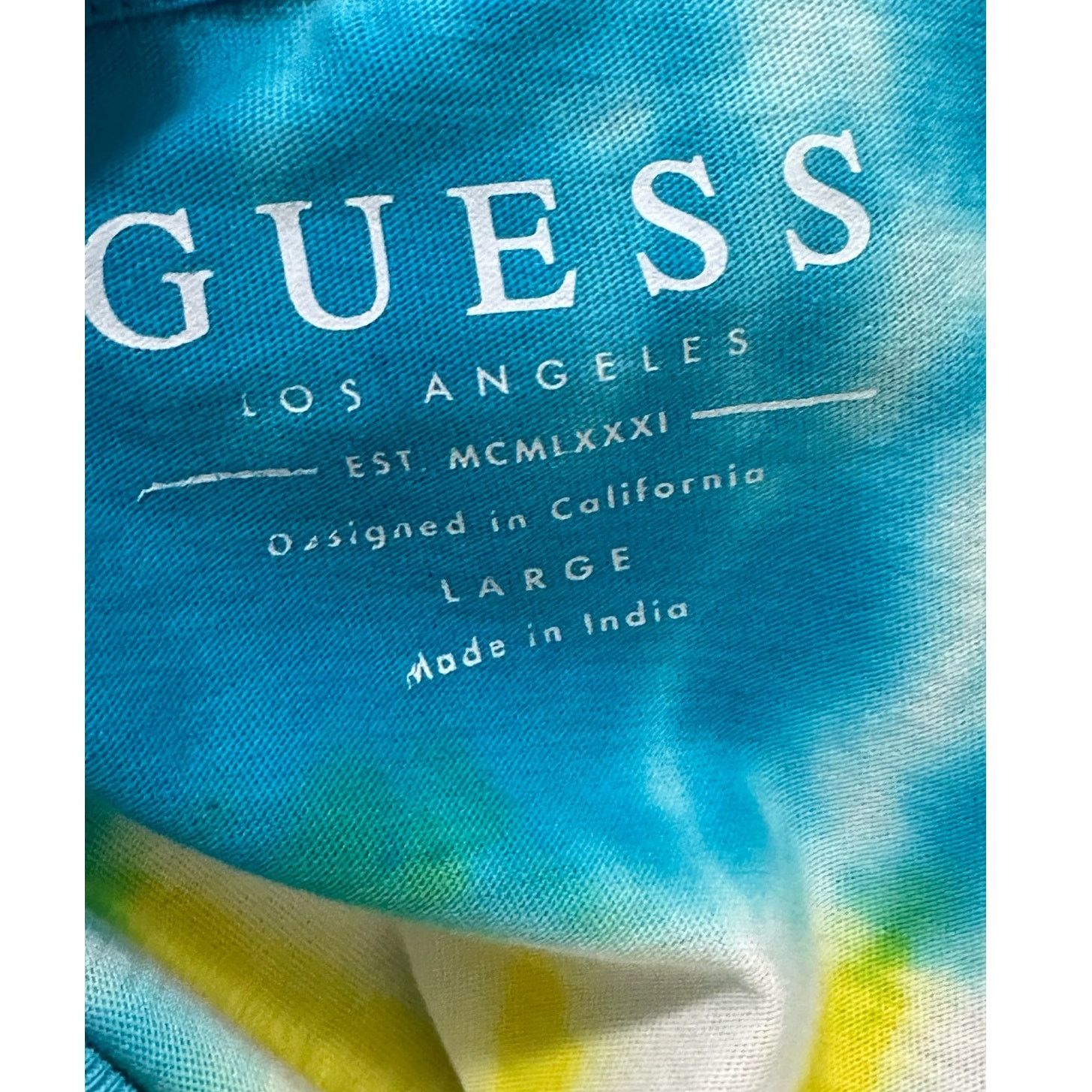 Guess Guess multicolor vibrant tie dye short sleeves t size Large Size L / US 10 / IT 46 - 3 Thumbnail