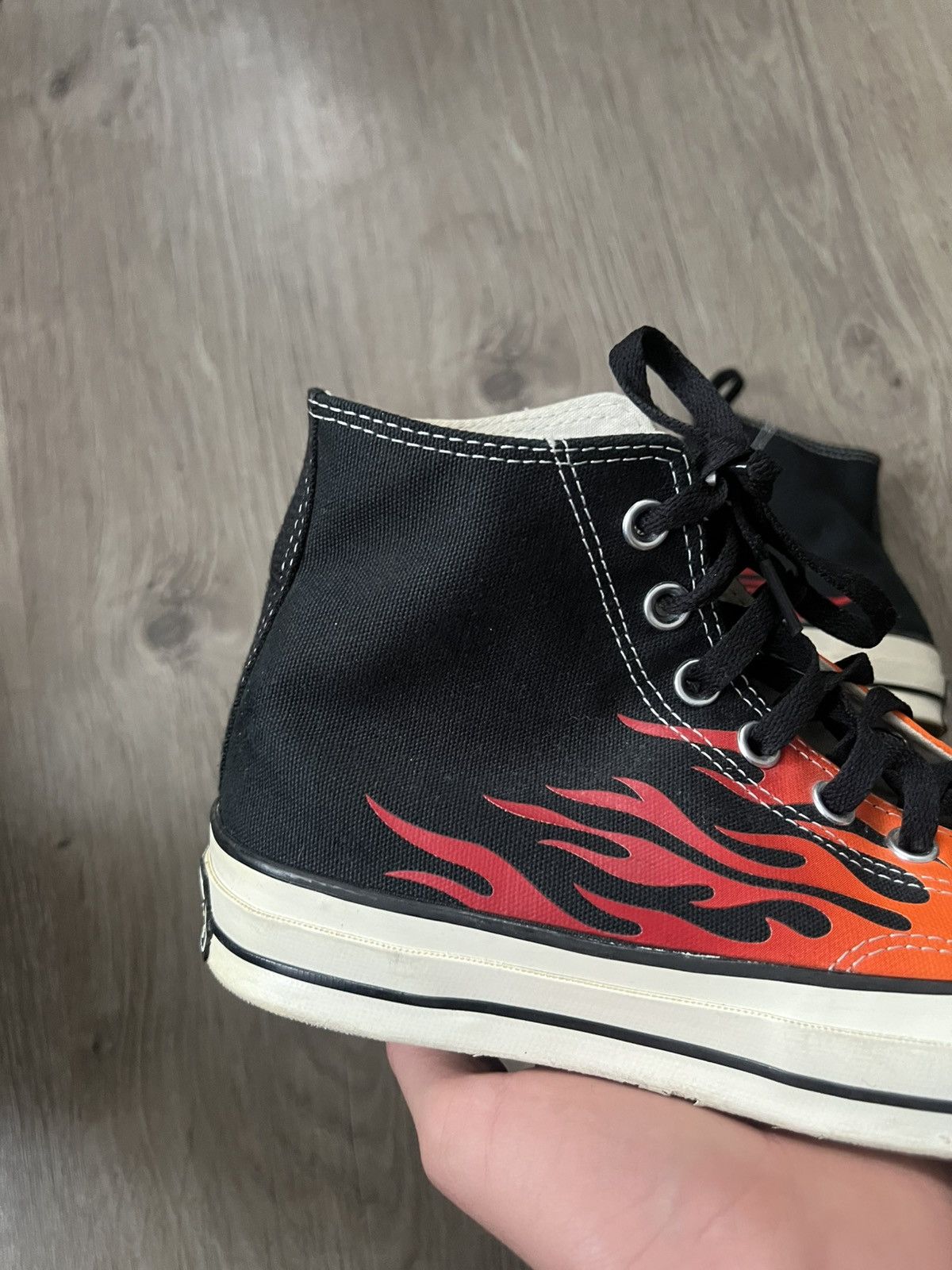 Converse × Japanese Brand Converse all stars fire shoes Size US 7.5 / EU 40-41 - 3 Thumbnail
