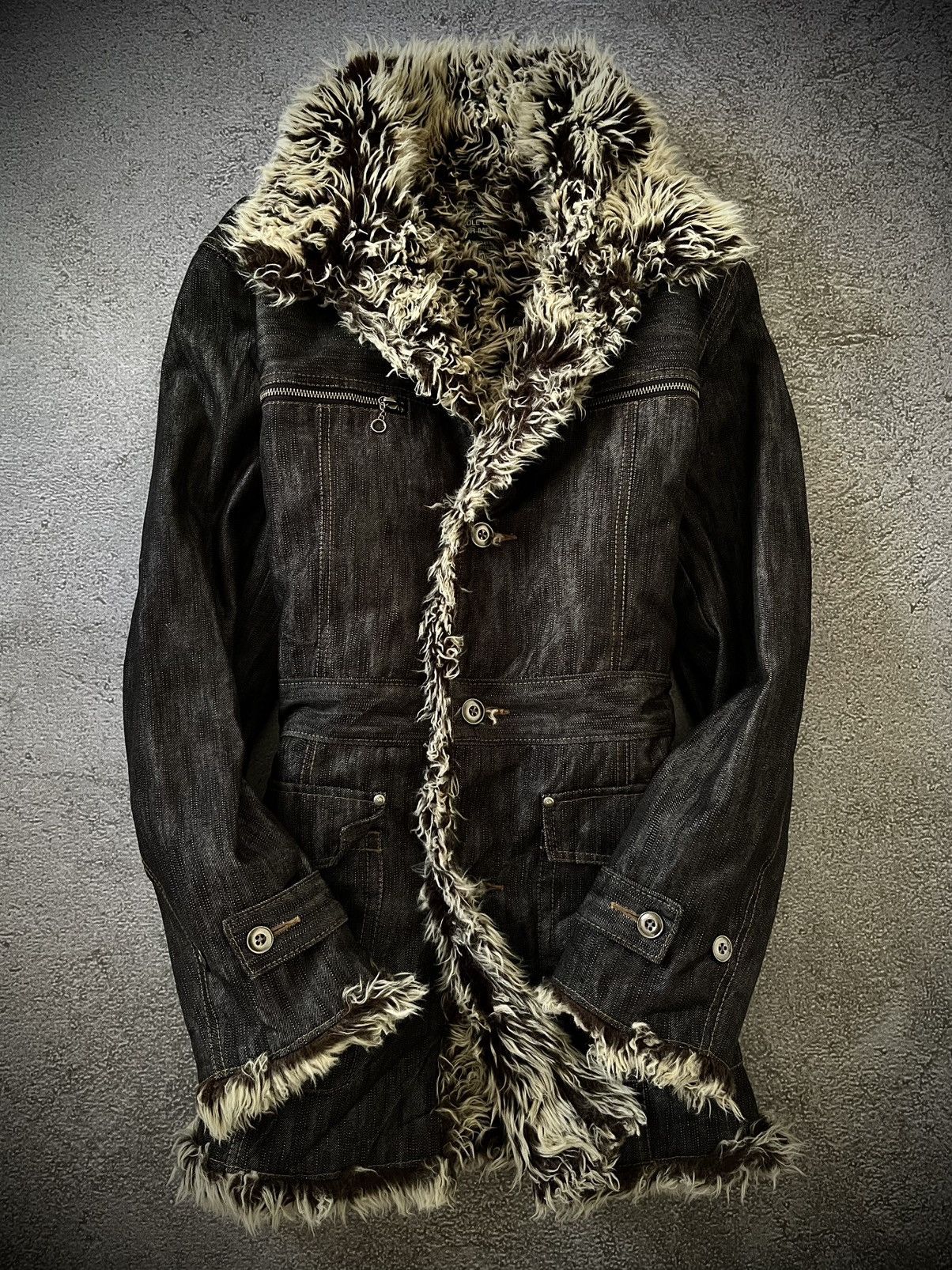 Nicole Club 2000s NICOLE CLUB - VKEI STYLE FUR LINER JACKET Size US L / EU 52-54 / 3 - 1 Thumbnail