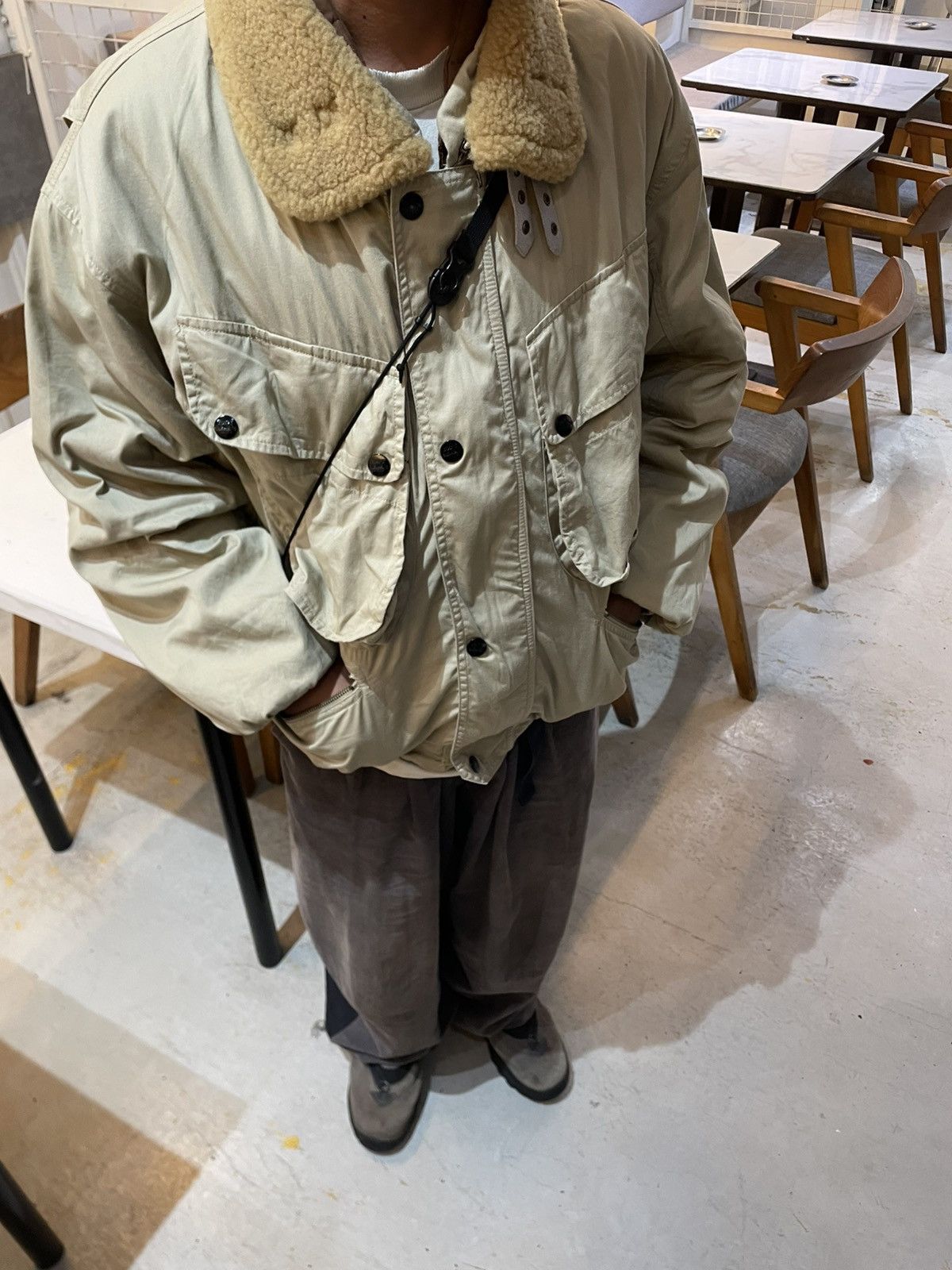 Boneville Archive Vintage Boneville C.P Company Aviator Bomber Jacket Size US M / EU 48-50 / 2 - 15 Thumbnail