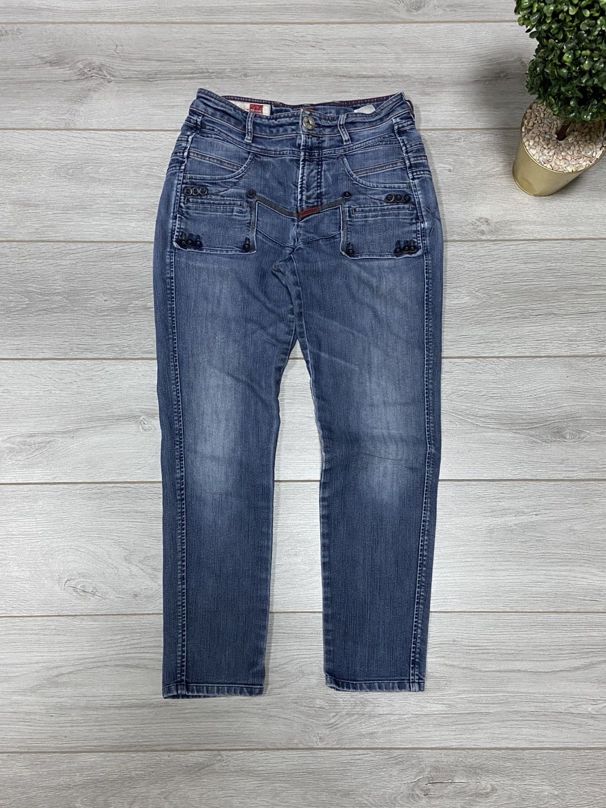 Marithe + Francois Girbaud Marithe Francois Girbaud buttons pants Size 30" / US 8 / IT 44 - 1 Thumbnail