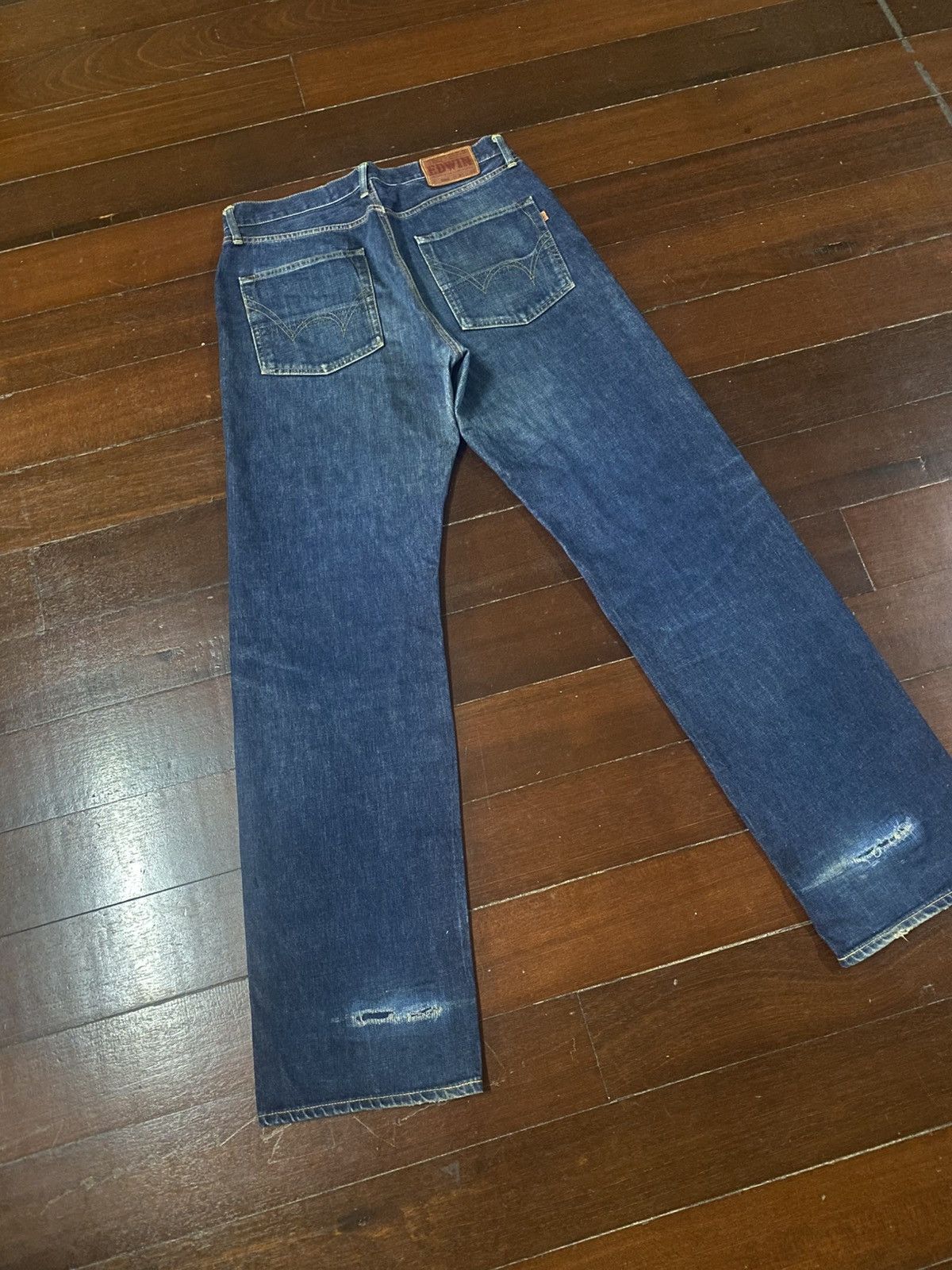 Edwin Vintage 90s Edwin 505 Selvedge Straight Jeans wide leg Size US 36 / EU 52 - 8 Thumbnail