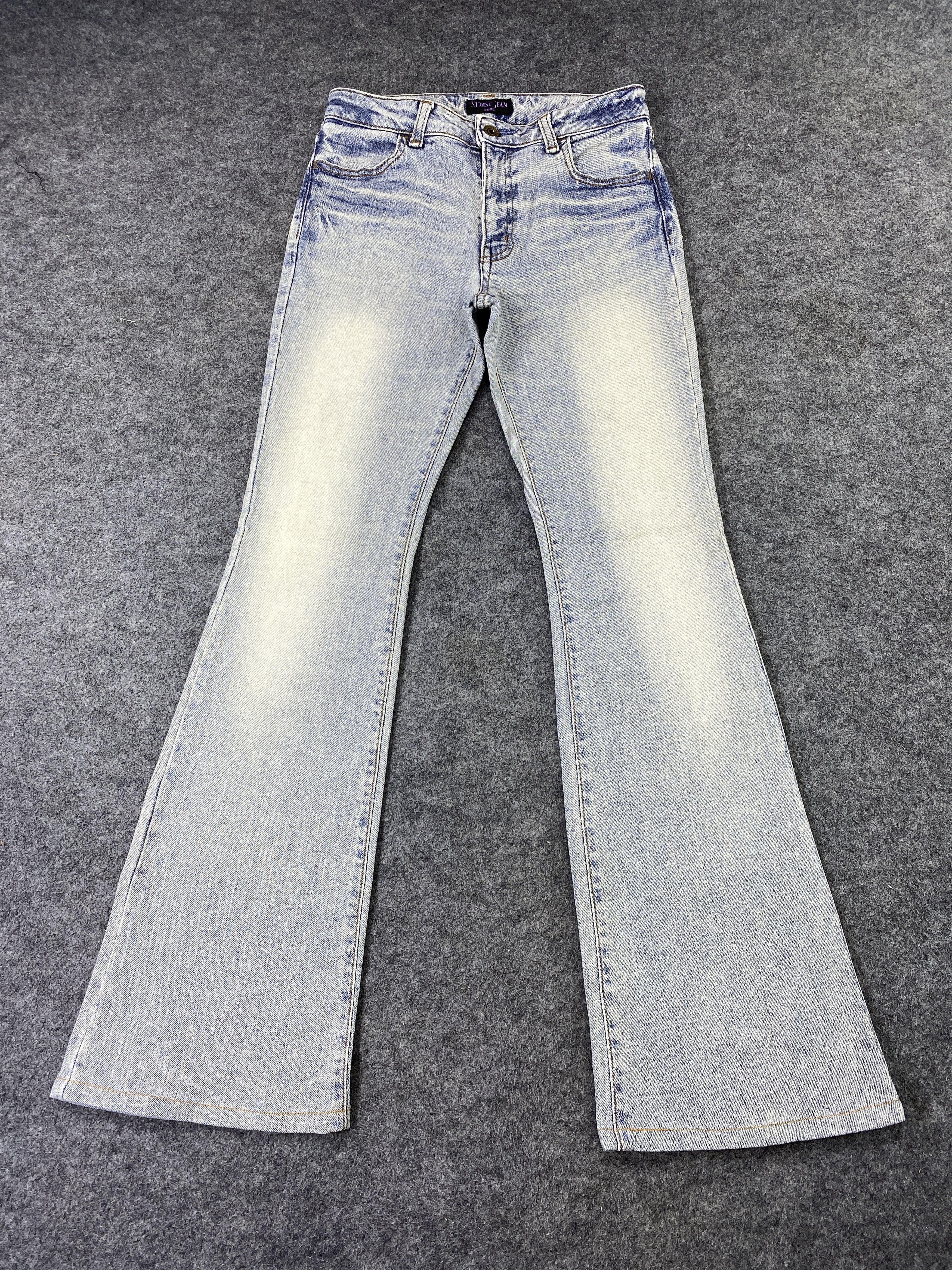 Japanese Brand Brappers Faded Blue Wash bootcut Jeans - J1067 Size 26" / US 2 / IT 38 - 2 Thumbnail