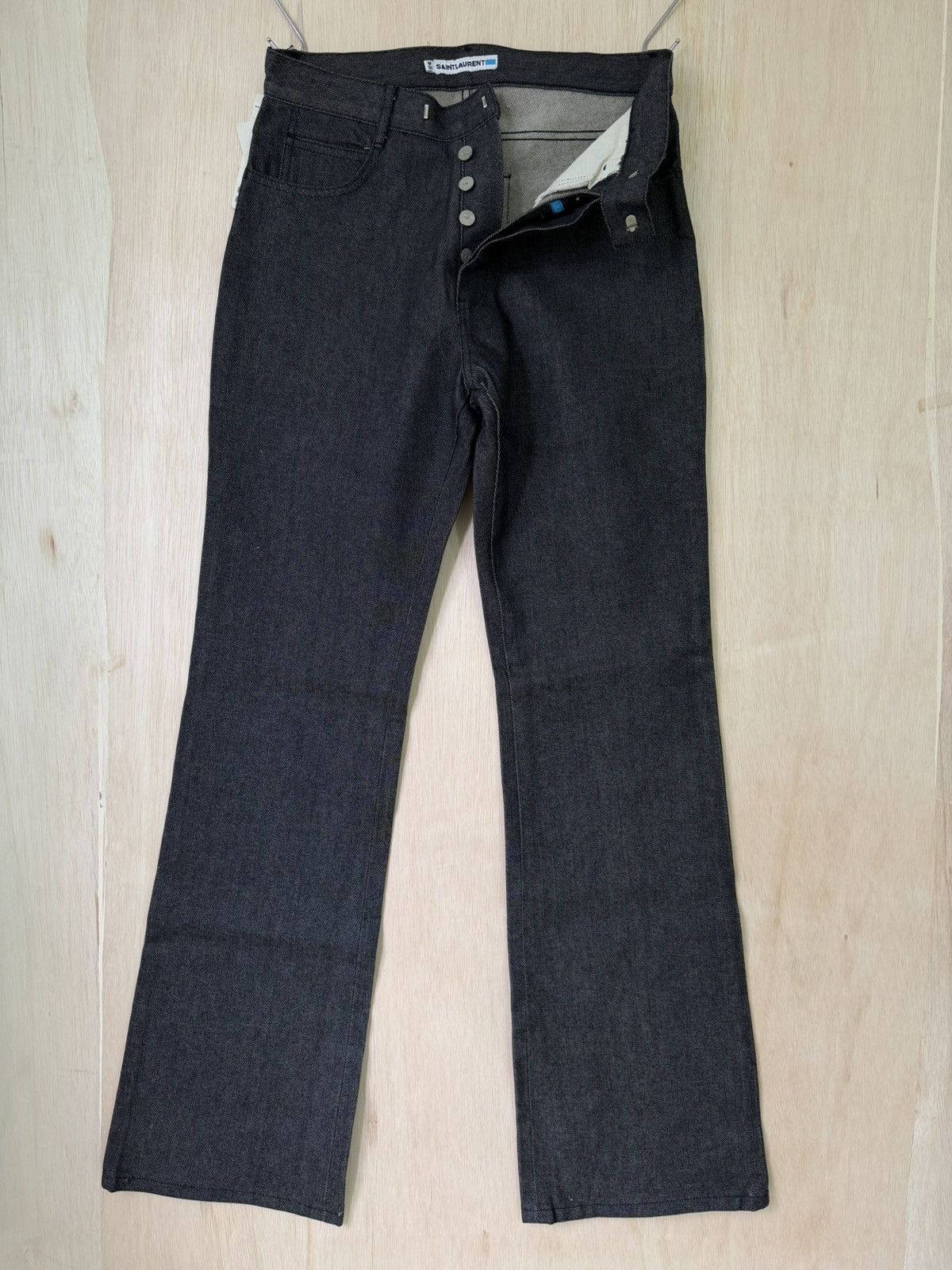 Saint Laurent Paris Saint Laurent Raw Denim Bootcut W31 Size US 30 / EU 46 - 1 Thumbnail