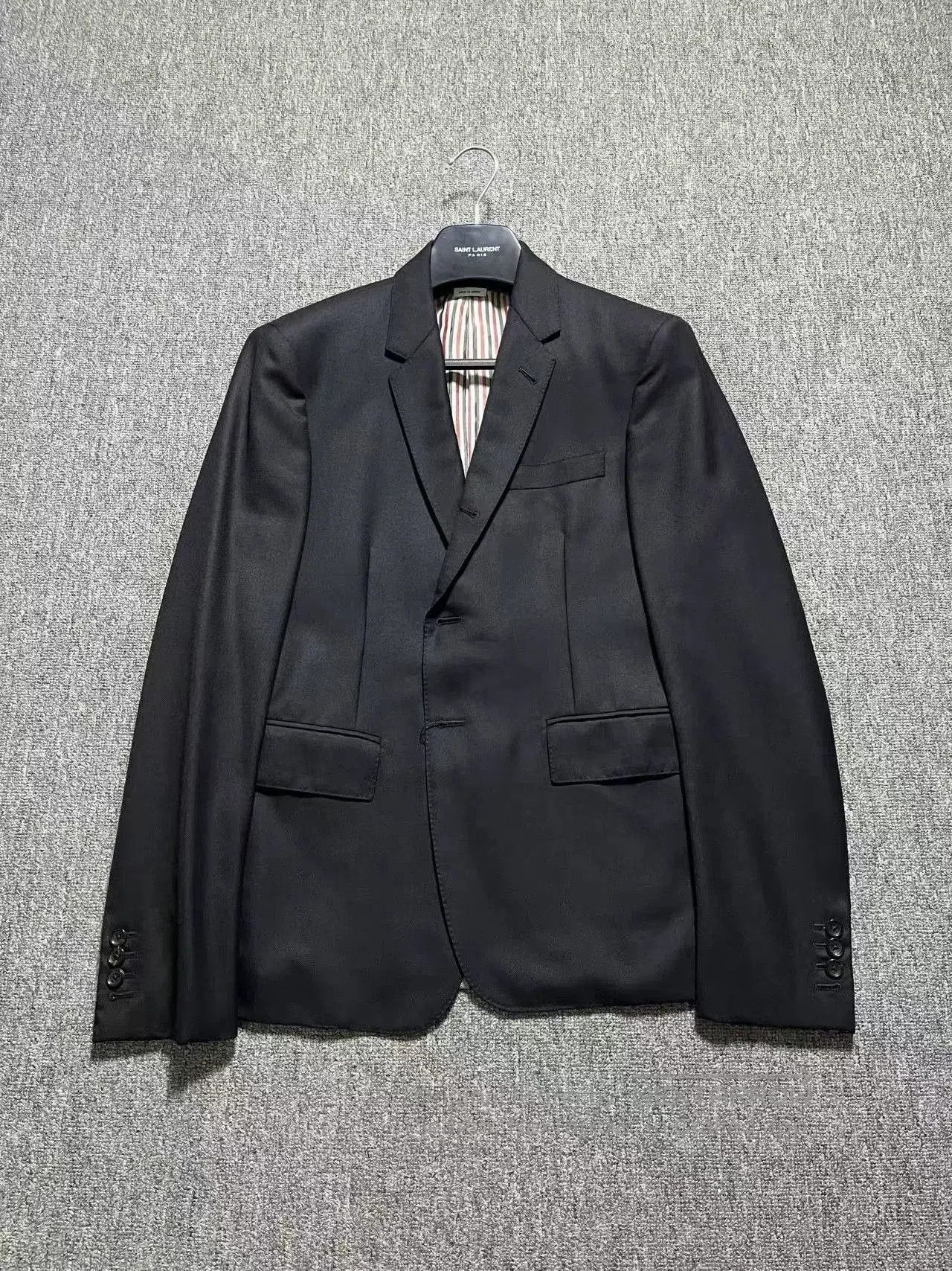 Thom Browne Thom Browne Navy Wool Suit for Men. Size US XL / EU 56 / 4 - 1 Thumbnail