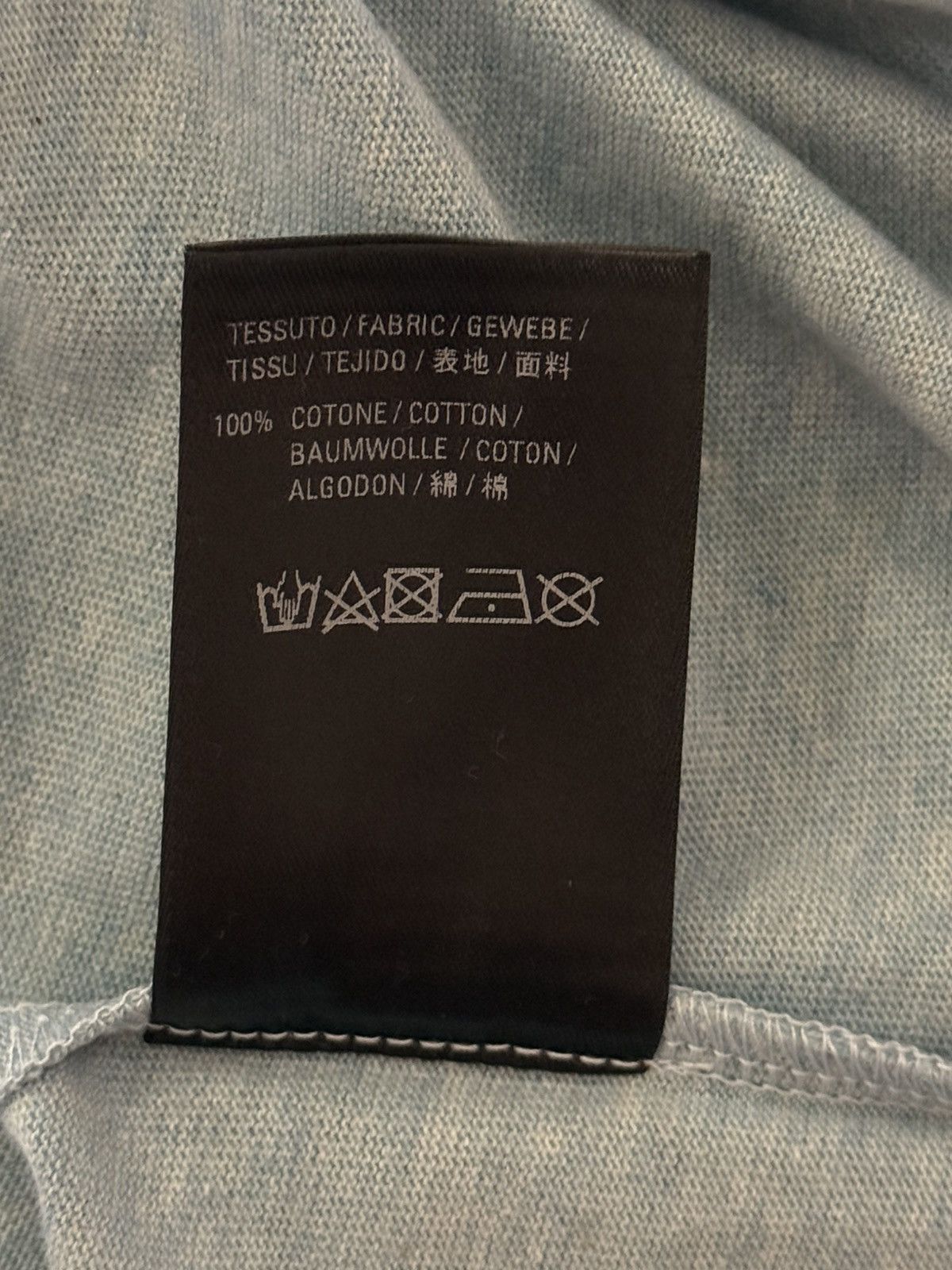 Balenciaga Balenciaga sky blue t shirt Size US XXS / EU 40 - 10 Thumbnail