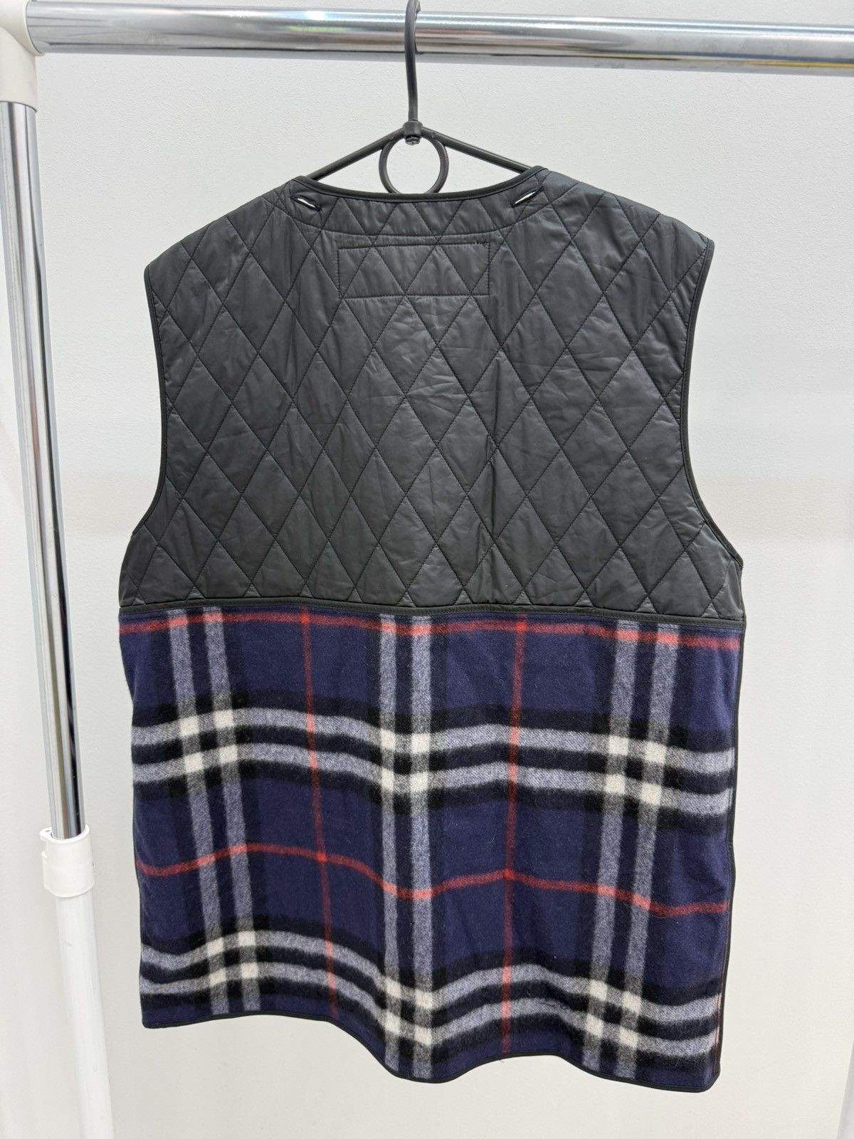 Burberry Burberry Nova Check Wool Lining Vest Size US M / EU 48-50 / 2 - 2 Thumbnail