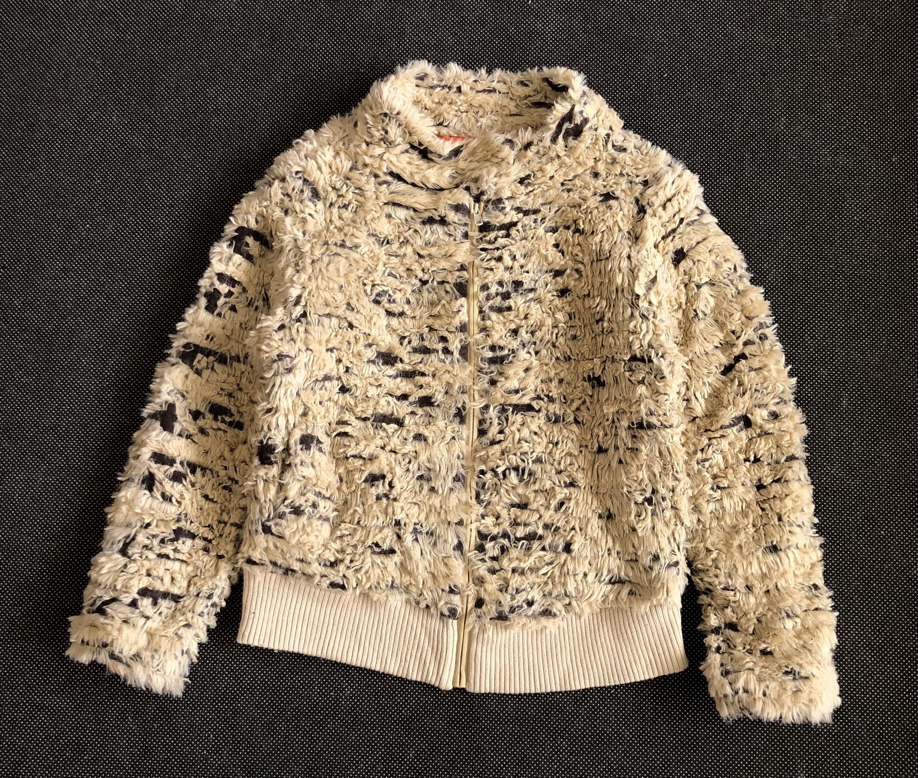 Issey Miyake A/W2014 ACRYLIC FUR PATCHY JACKET Size S / US 4 / IT 40 - 1 Thumbnail