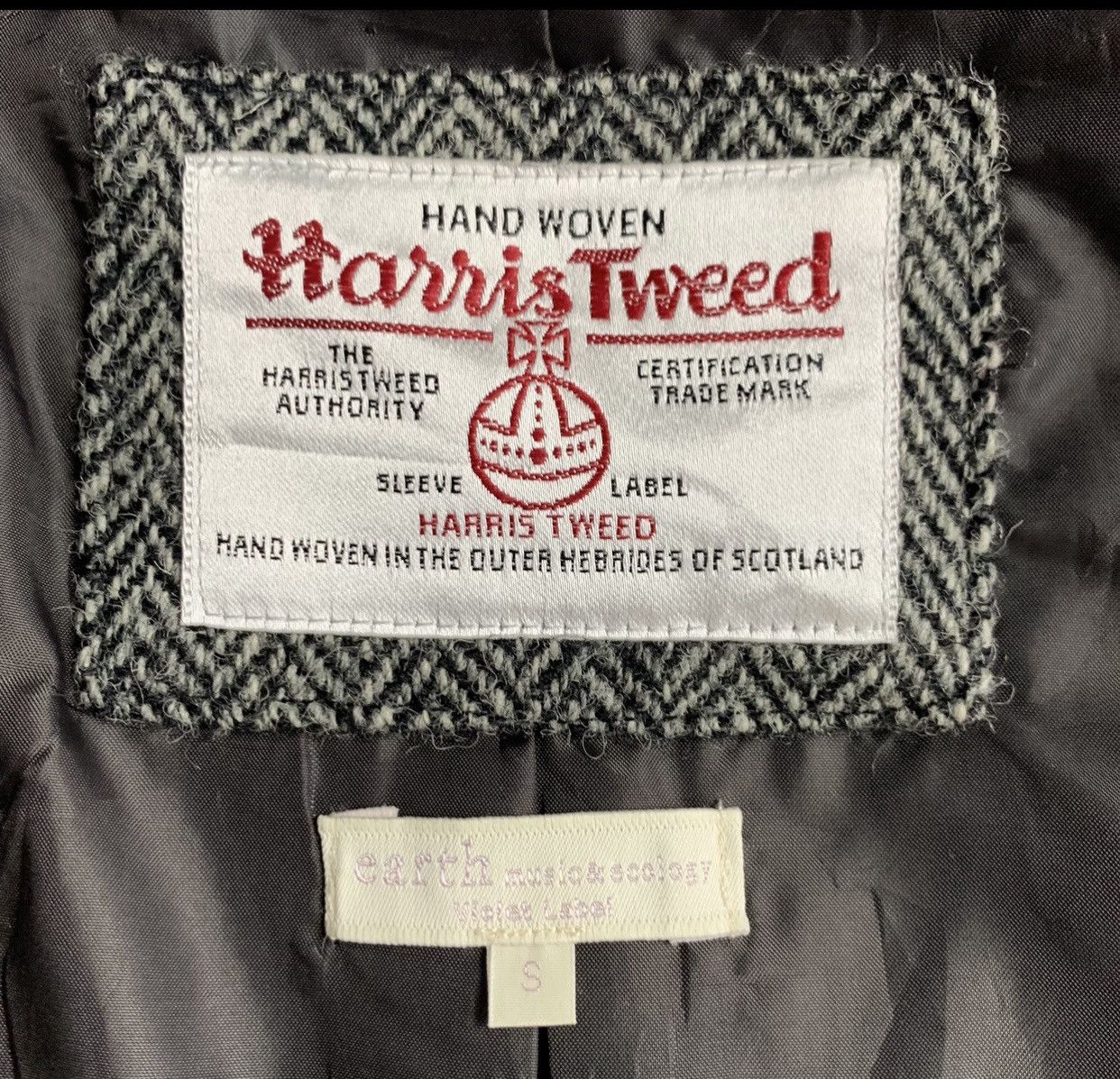 Harris Tweed × Vintage Vintage Harris Tweed x Earthy Wool Long Coat Size S Size S / US 4 / IT 40 - 9 Thumbnail