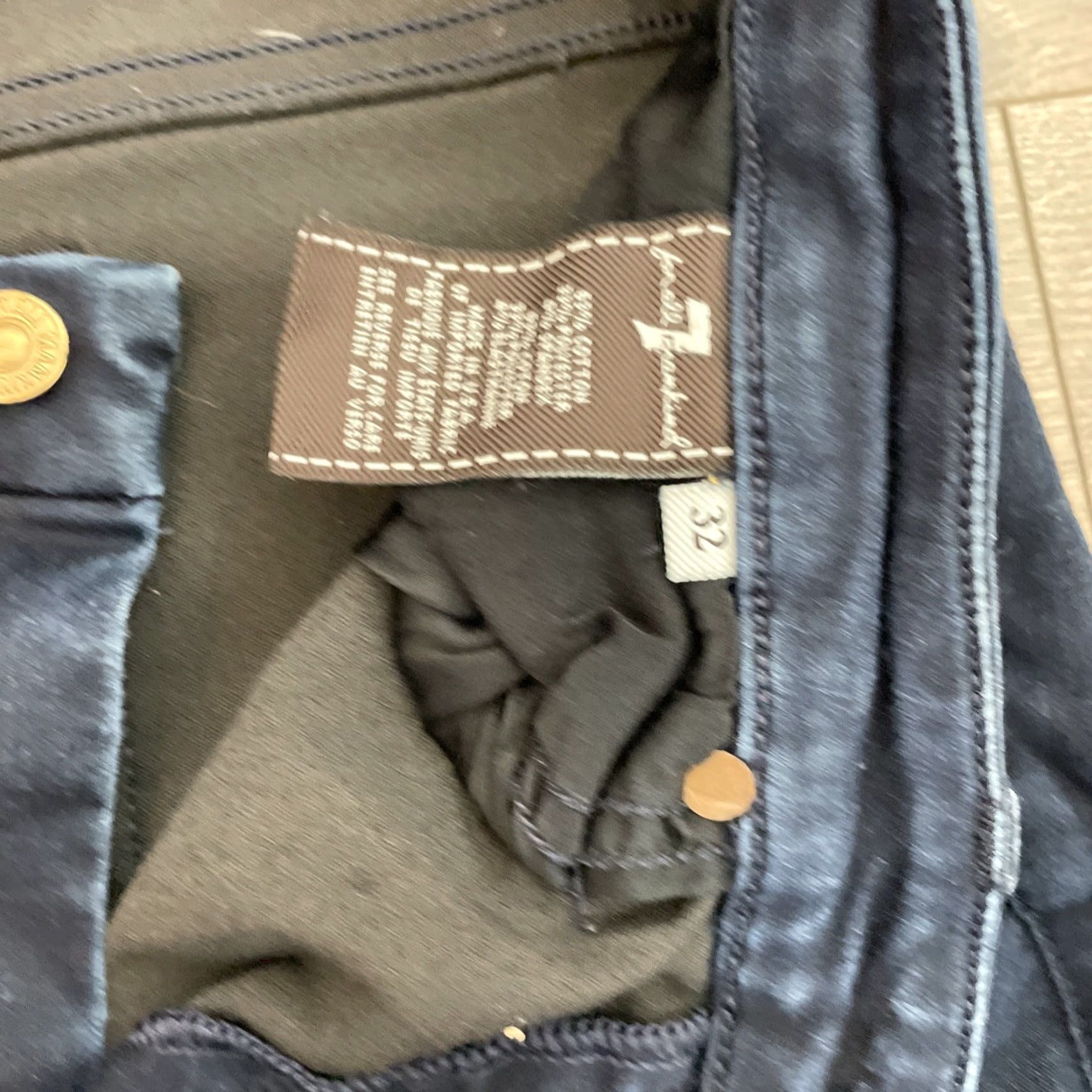 7 For All Mankind 7 For All Mankind Skinny Jeans Women Size 32 Black Dark Wash Size 24" / US 00 / IT 34 - 4 Thumbnail