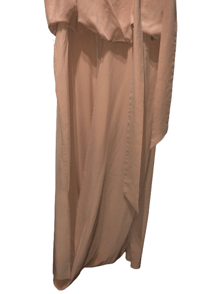 Hussein Chalayan Apricot silk Overlapped Dress Size M / US 6-8 / IT 42-44 - 3 Thumbnail