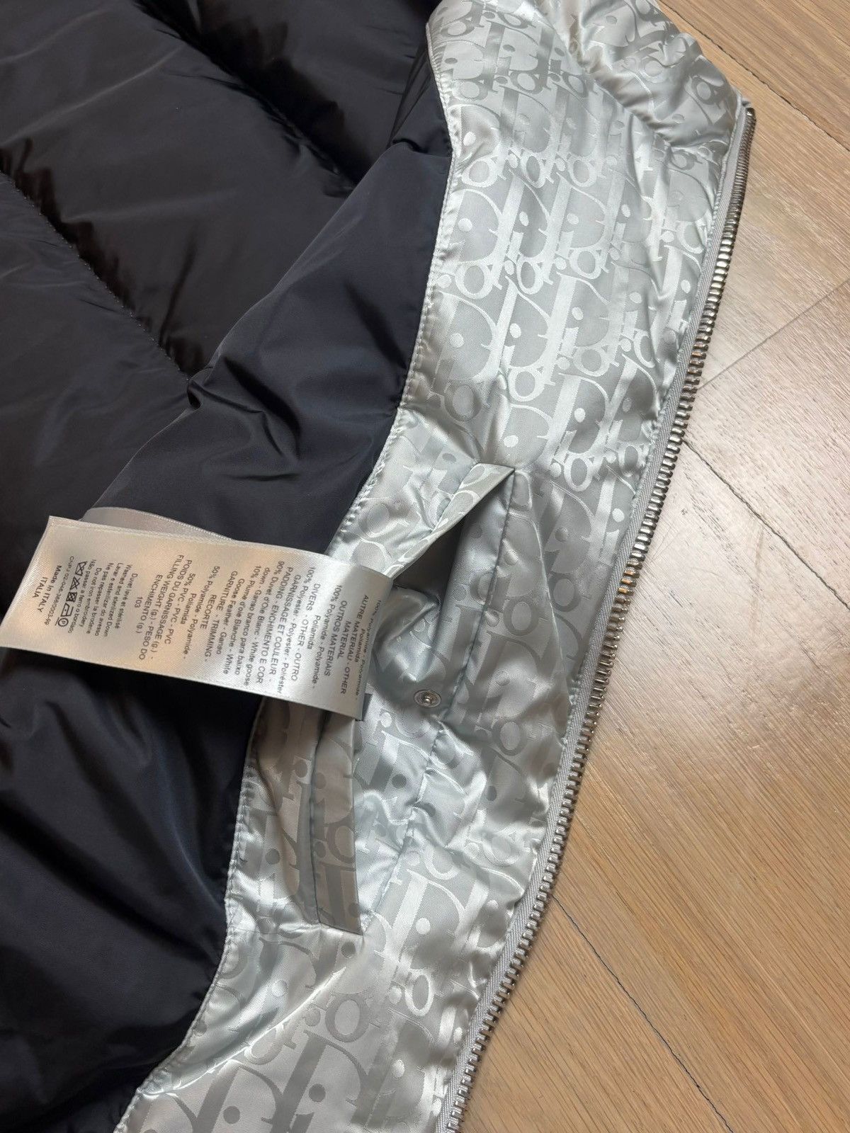 Dior Dior Oblique Grey Vest Puffer Size US M / EU 48-50 / 2 - 13 Thumbnail