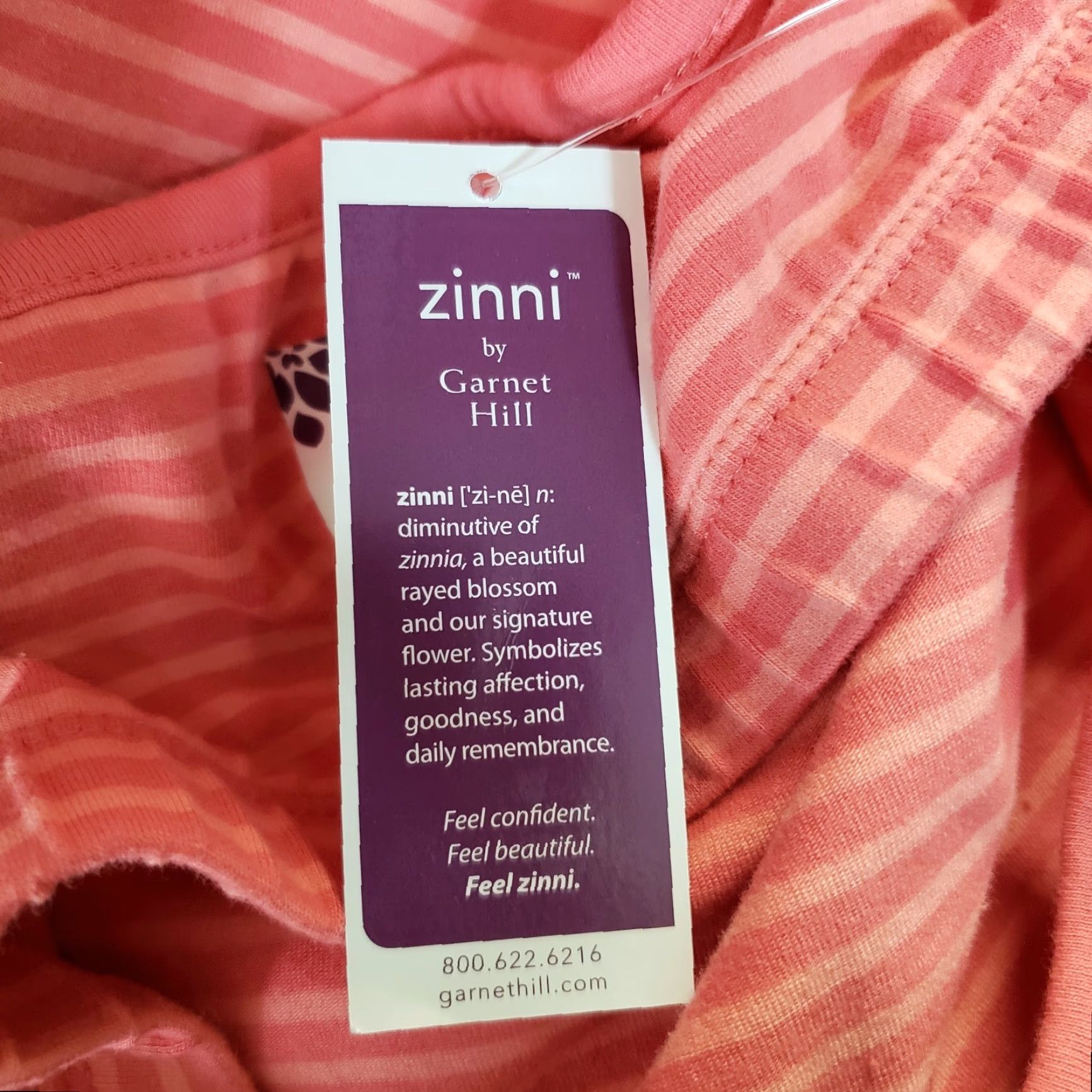 Vintage Zinni by Garnet Hill Womens Tank Top Sz Small Pink Striped Sleeveless Scoop Pullover Cotton Blend Shirts Womens TS Tank Top Size S / US 4 / IT 40 - 4 Thumbnail