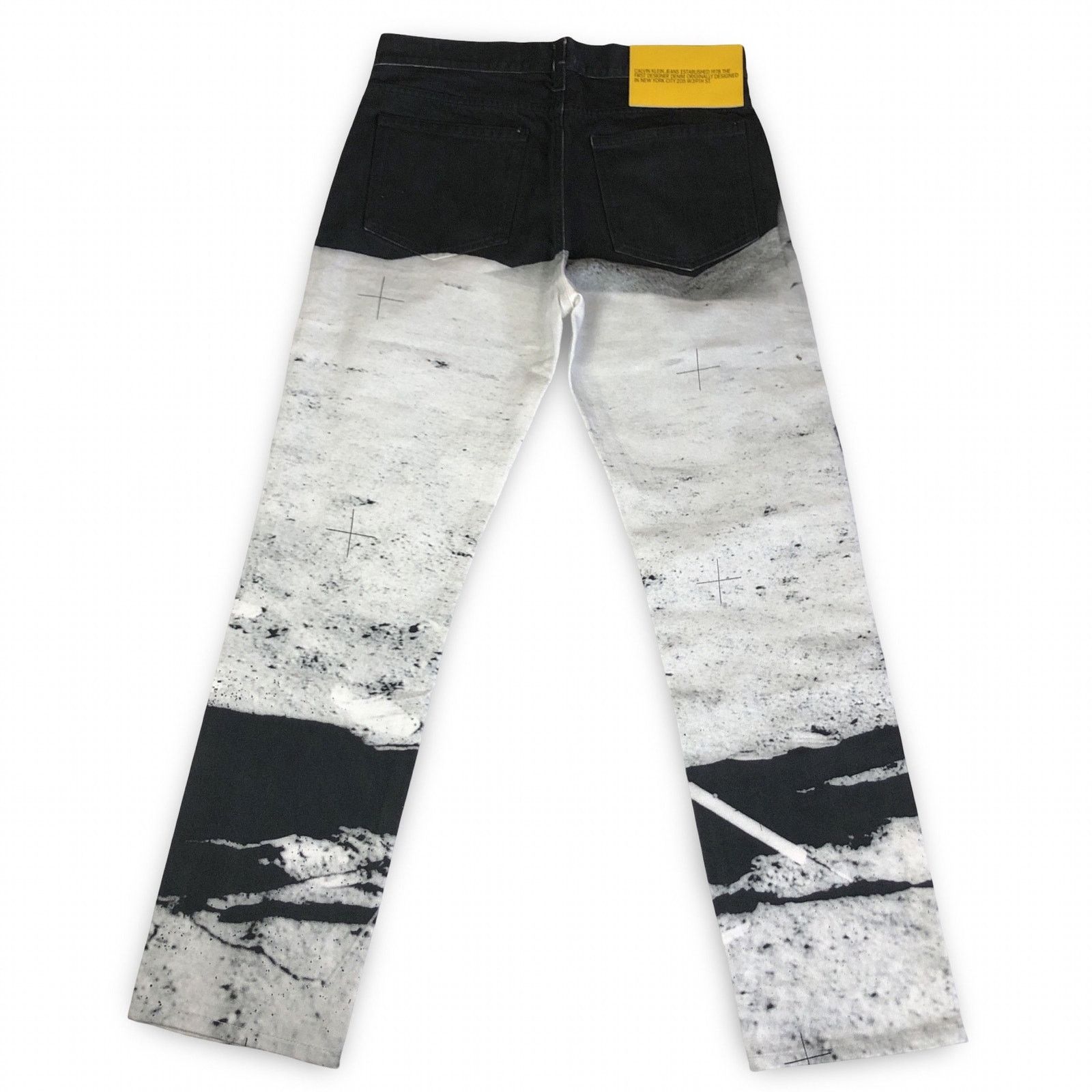 Calvin Klein × Calvin Klein 205W39NYC × Raf Simons Raf Simons Era EST. 1978 Moon Landings Straight Jeans Size US 32 / EU 48 - 6 Thumbnail