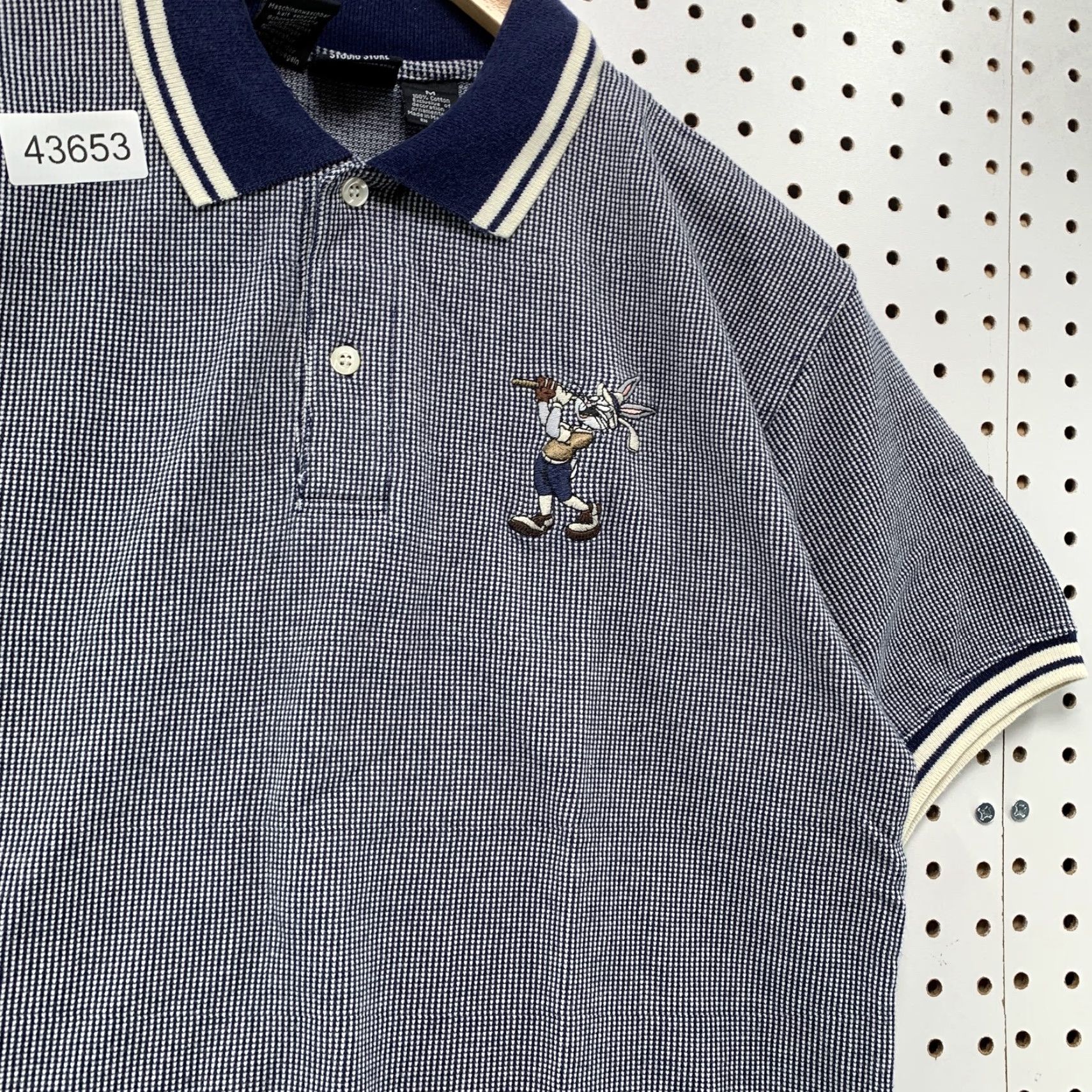 Vintage VTG Warner Bros Mickey Mouse Polo Shirt Mens Medium Embroidered Blue Polo Adult M Mickey Mouse 90s Theme, Vintage Disney, Polo Shirt Mens M Blue Size US M / EU 48-50 / 2 - 5 Thumbnail