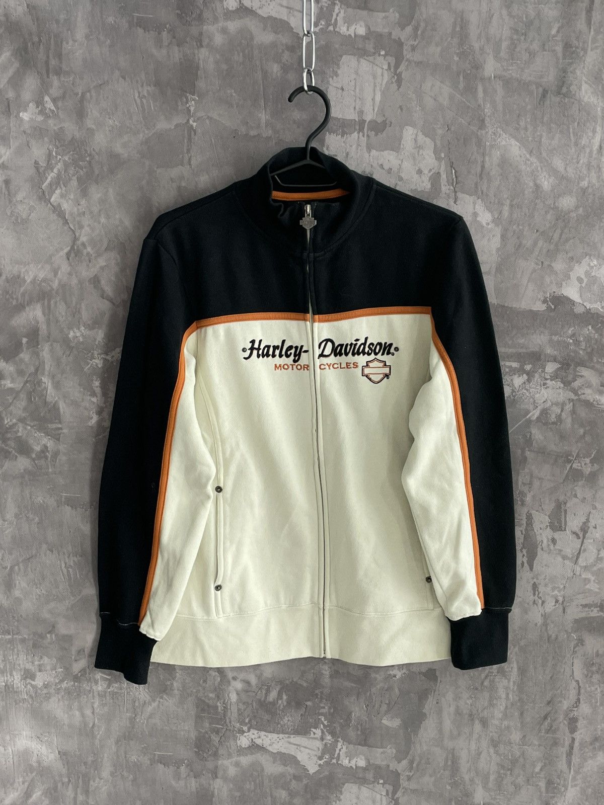 Harley Davidson × Hysteric Glamour Vintage Y2K Harley Davidson Zip-up Glamour Hoodie Size M / US 6-8 / IT 42-44 - 1 Thumbnail