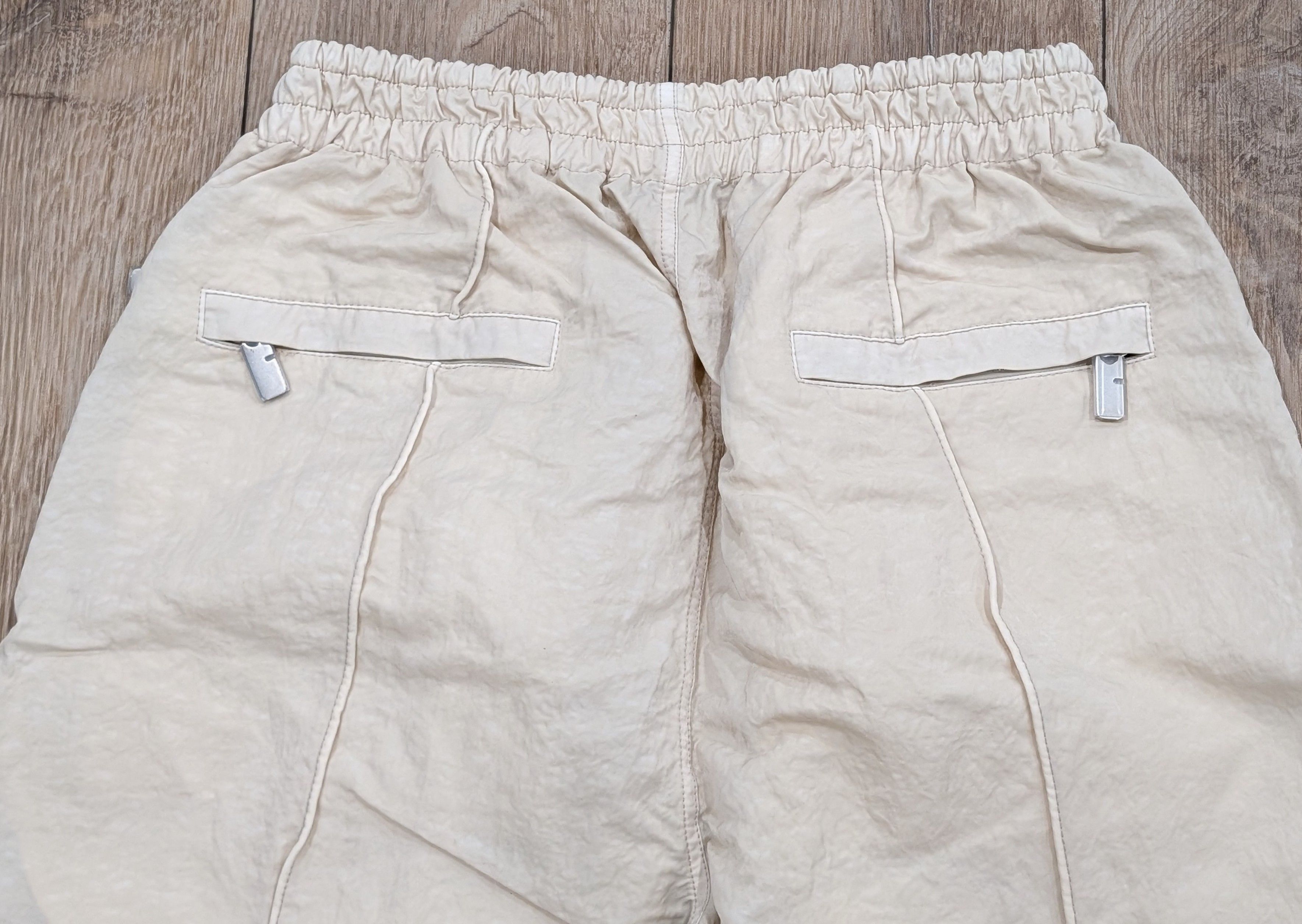 Burberry Burberry Wide Leg Crinkle Jogger Pants Soap Medium Size US 32 / EU 48 - 5 Thumbnail