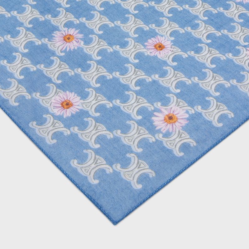 Celine o1bcso1str0126 2AWB6100Z Size: OS / Bandana in Denim Size ONE SIZE - 3 Thumbnail