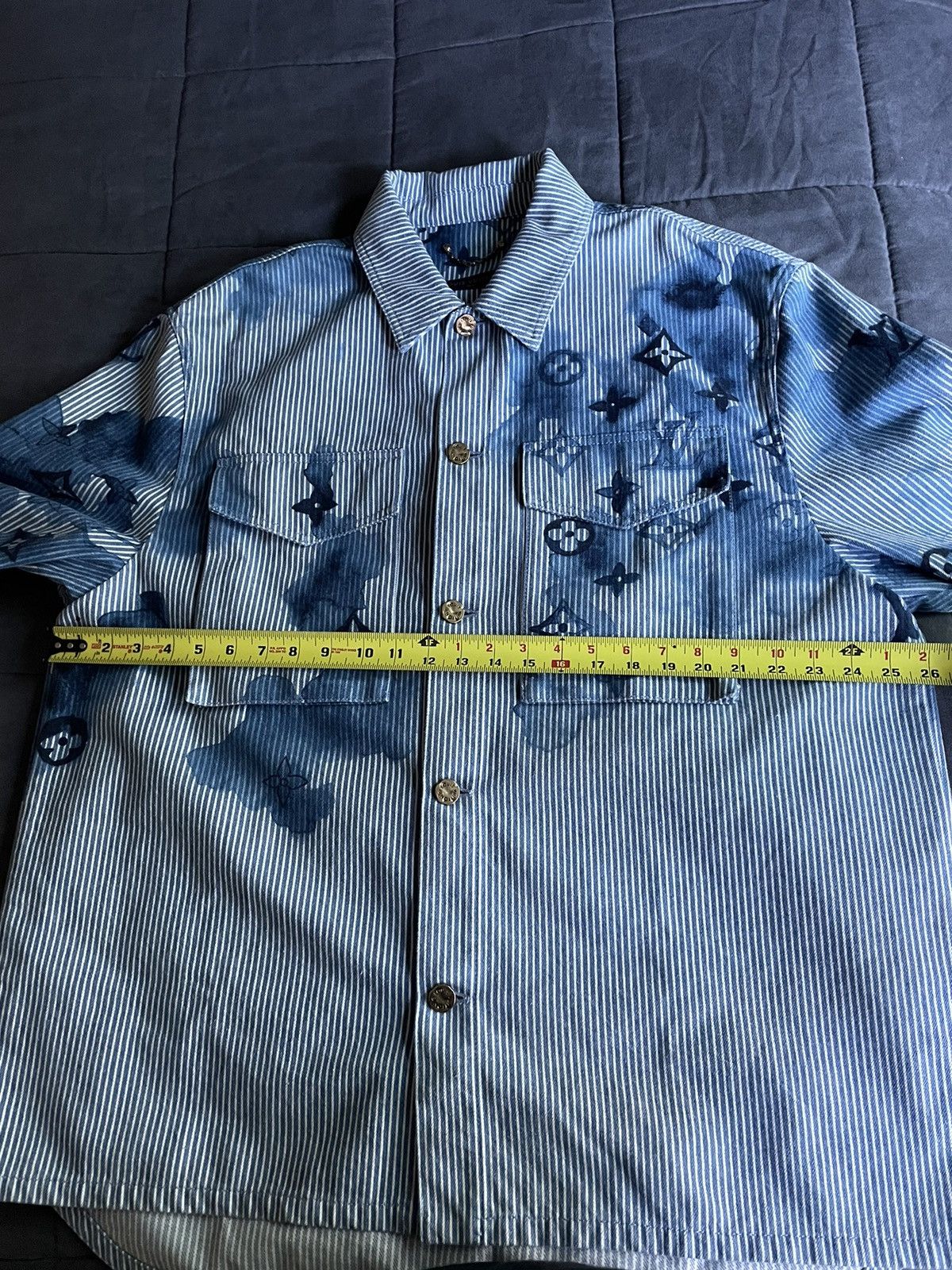 Louis Vuitton Louis Vuitton Monogram Watercolor Workwear Denim Jacket Size US XXL / EU 58 / 5 - 10 Thumbnail