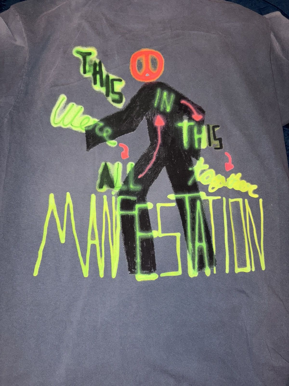 Travis Scott TRAVIS SCOTT ASTROWORLD MANFESTATION T SHIRT Size US M / EU 48-50 / 2 - 2 Thumbnail