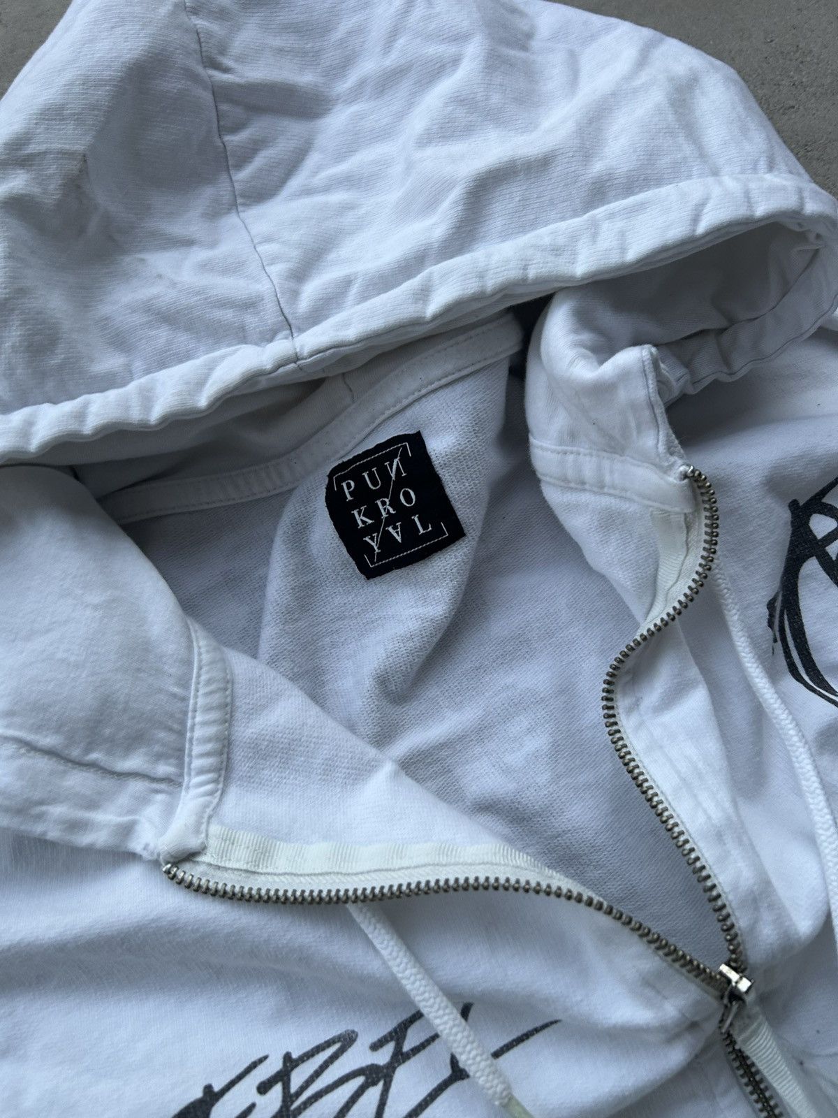 Japanese Brand Punk Royal Art Grunge Zip Up Hoodie Size US L / EU 52-54 / 3 - 4 Thumbnail