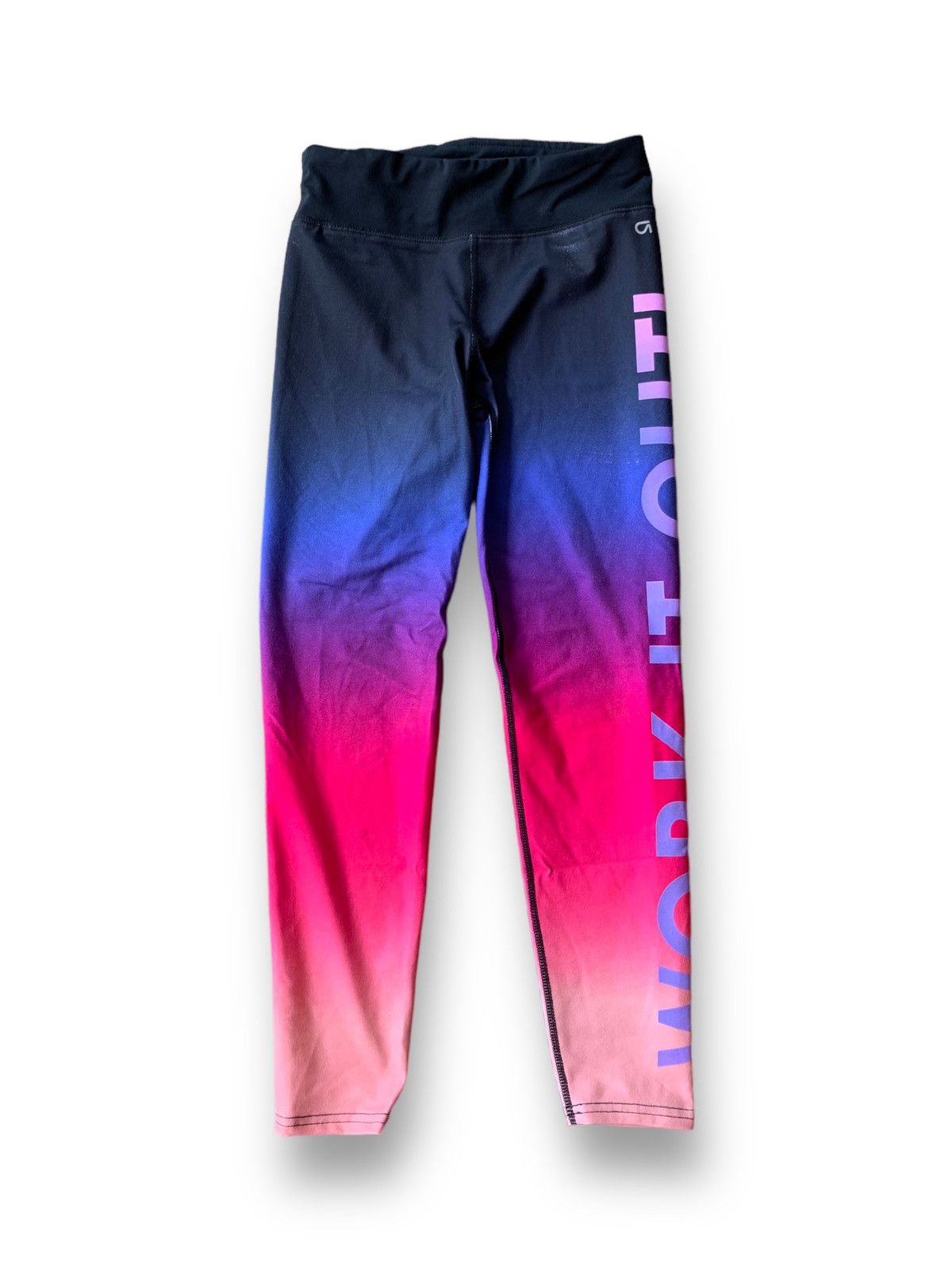 Gap Steals! Gap Fit Multi Color Yoga Legging Pants Size 22" - 2 Thumbnail